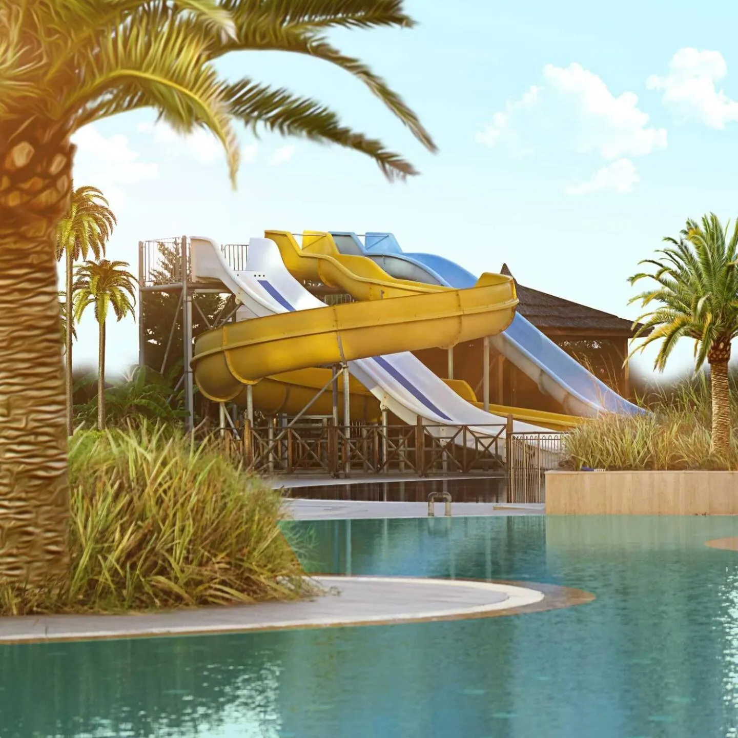 Swimming pool in Sirius Town Residence and Spa