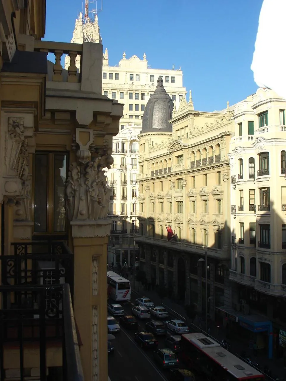 City view in Hostal Avenida