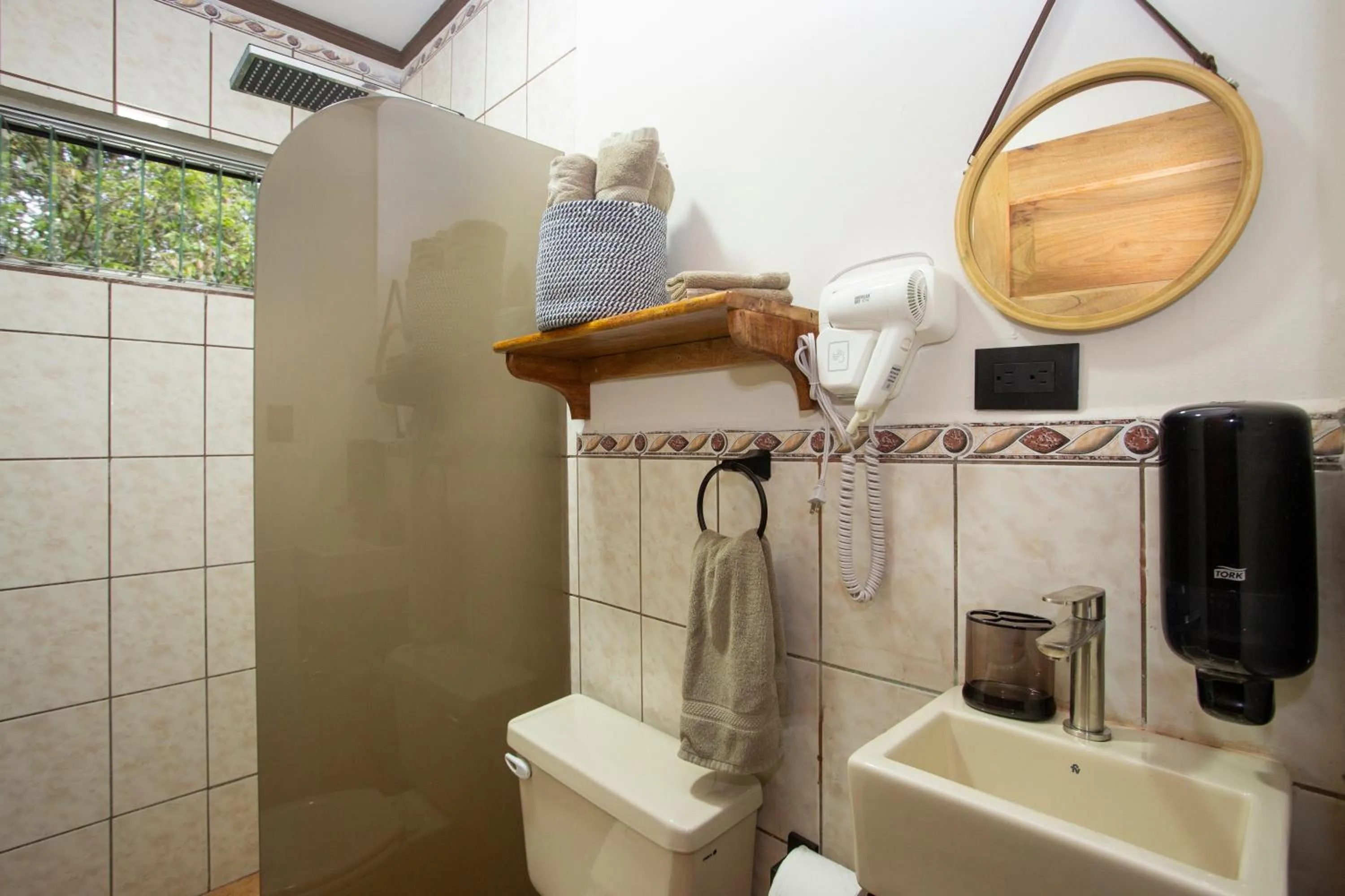 Shower in Manzanillo Caribbean Resort