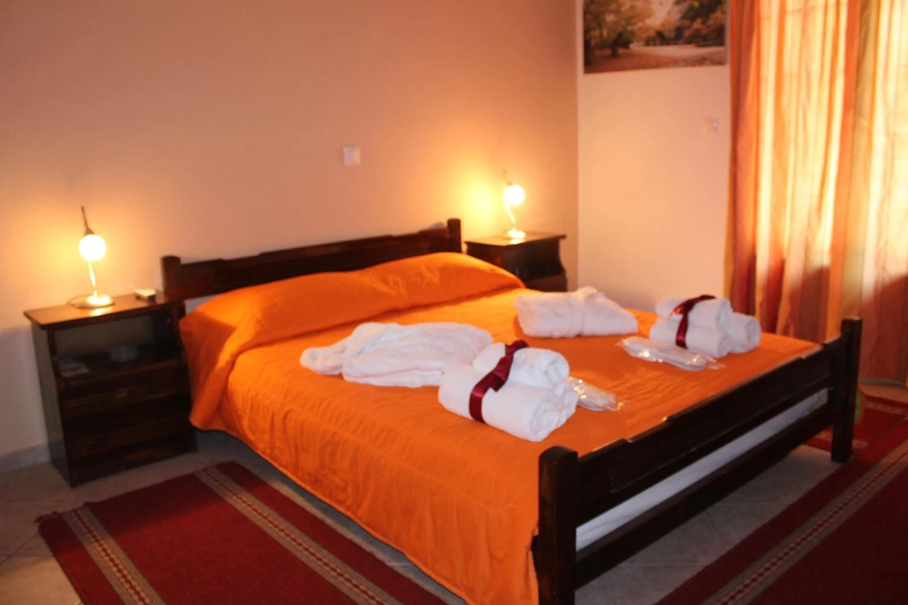 Bed in Artemis Apartments