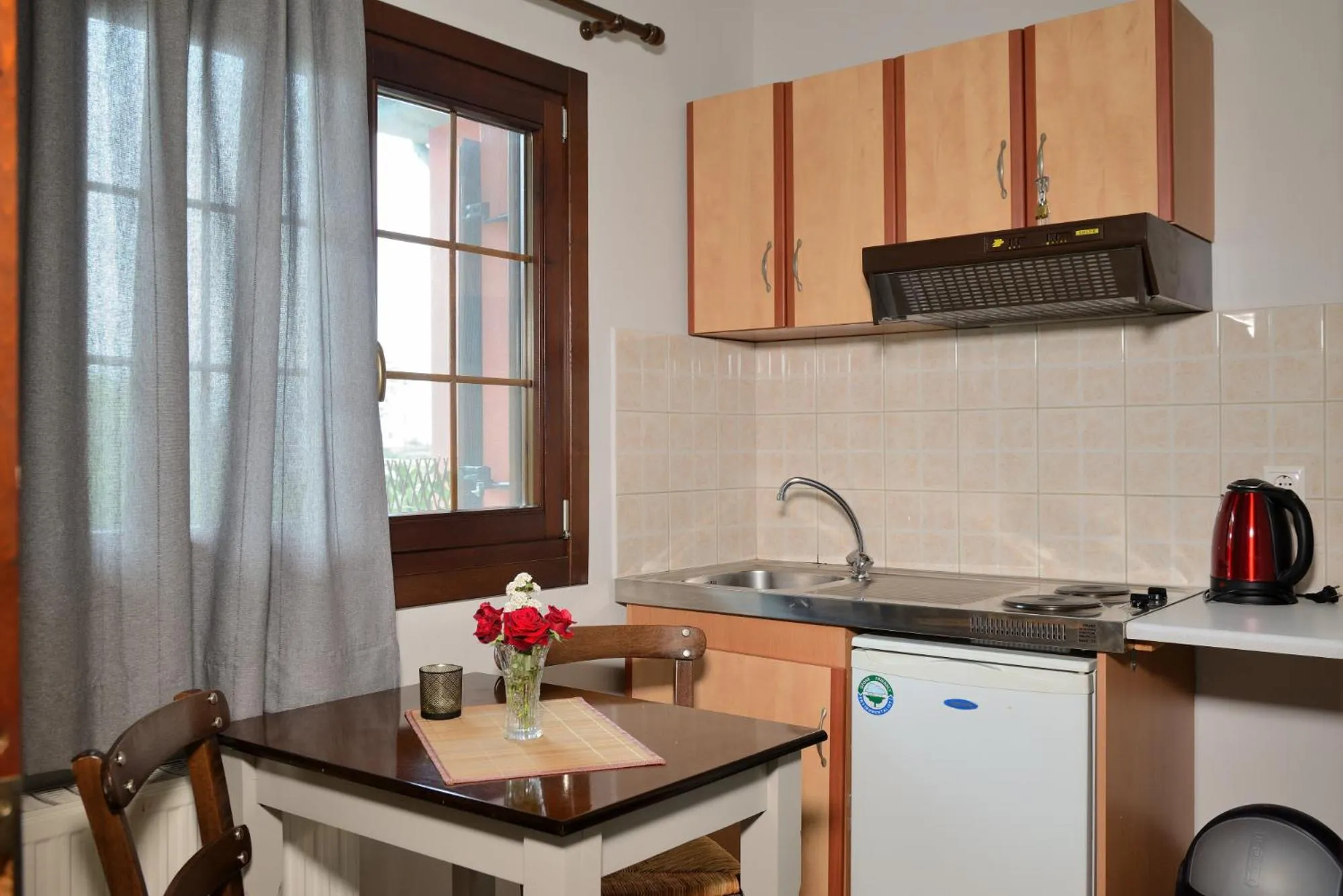 Kitchen or kitchenette in Artemis Apartments