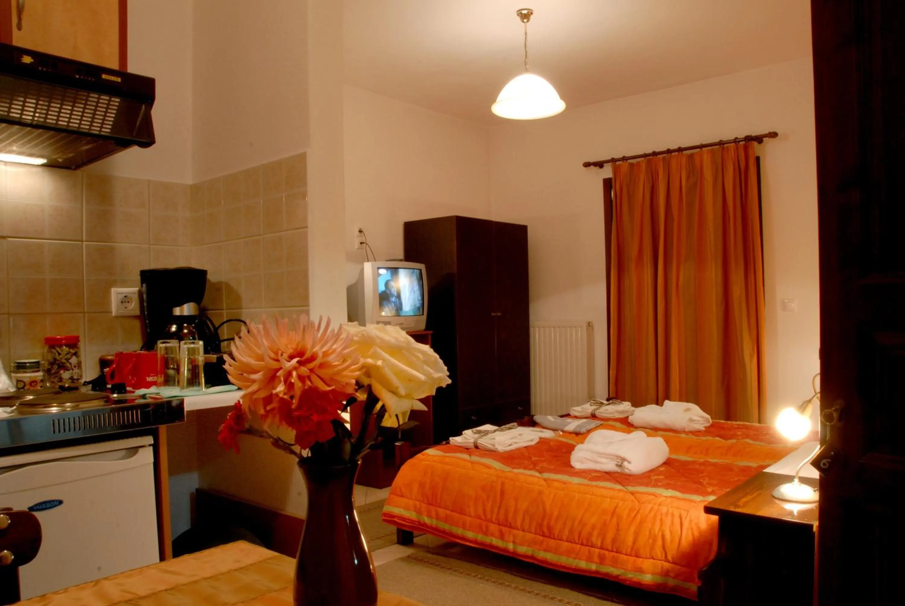 Bed in Artemis Apartments