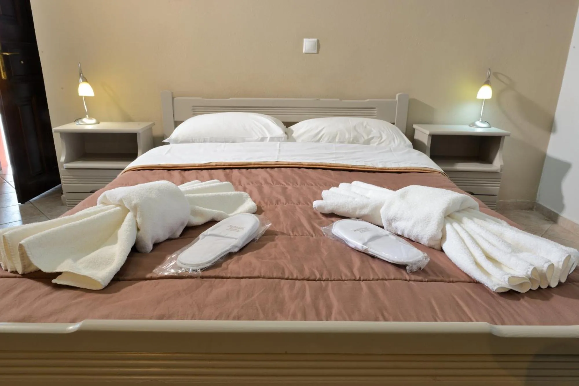 Bed in Artemis Apartments