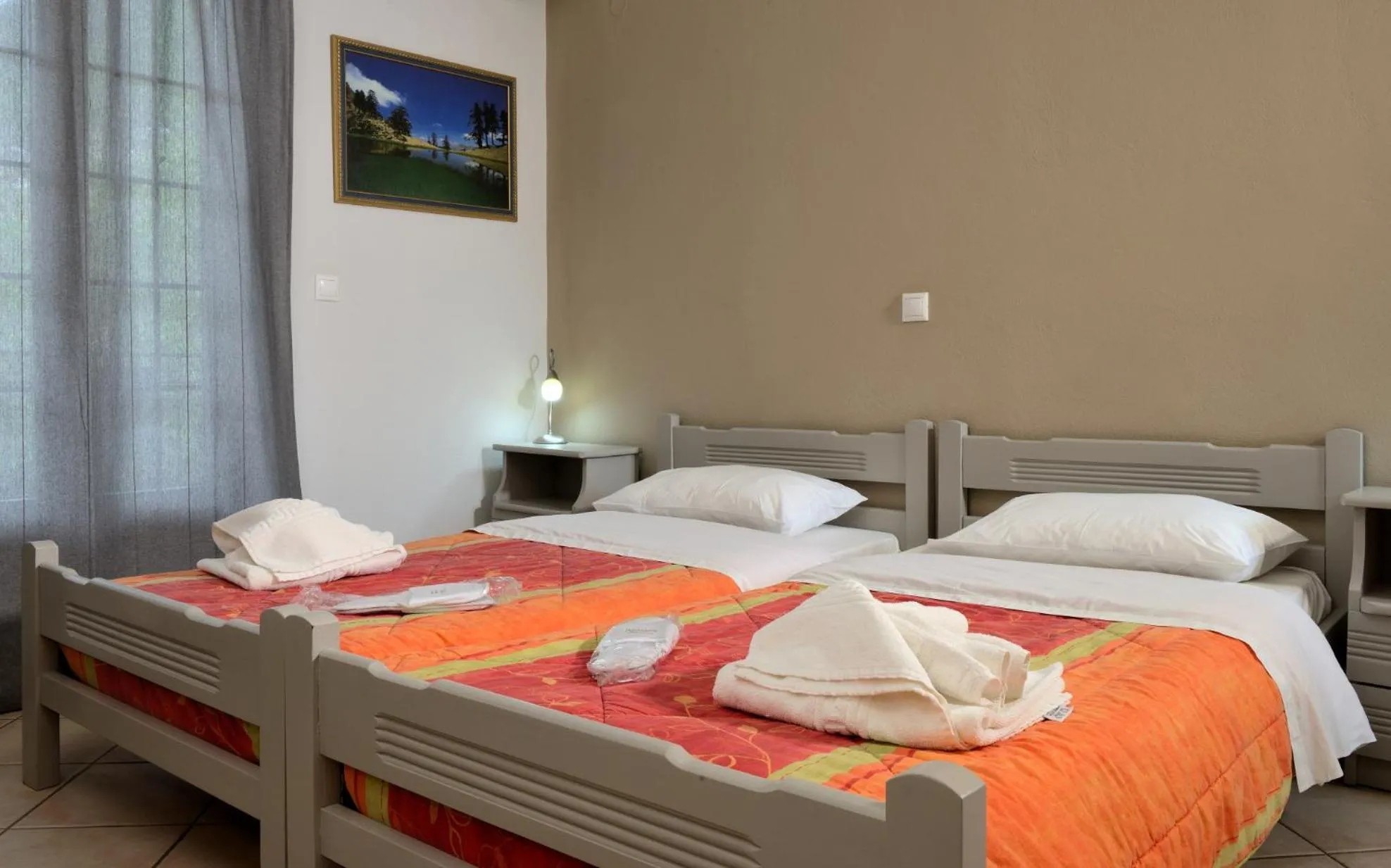 Bed in Artemis Apartments