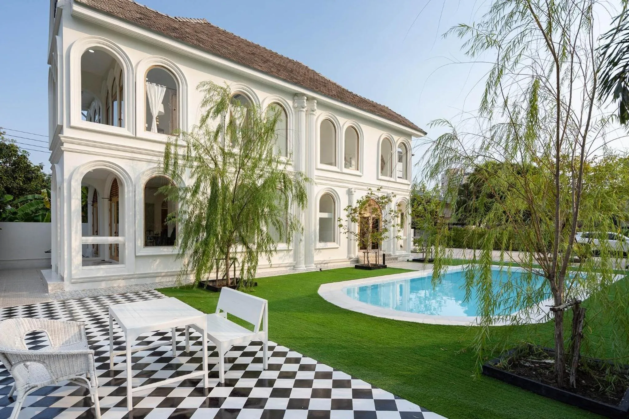 Property building in Arpo Pool Villa Riverside Bangkok