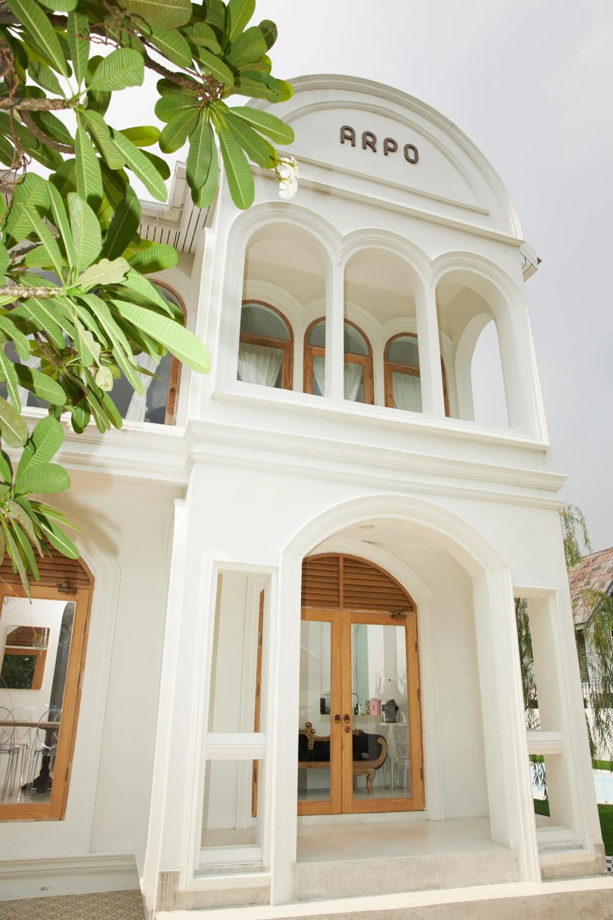 Facade/entrance in Arpo Pool Villa Riverside Bangkok