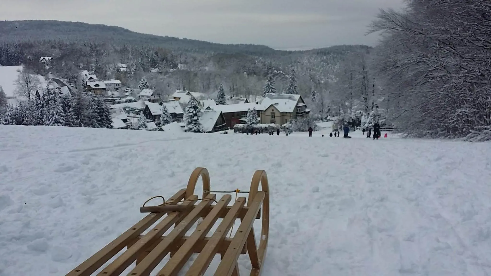 Natural landscape in Urlaubsdomizil Am Töpfer - Ferienwohnungen in Olbersdorf