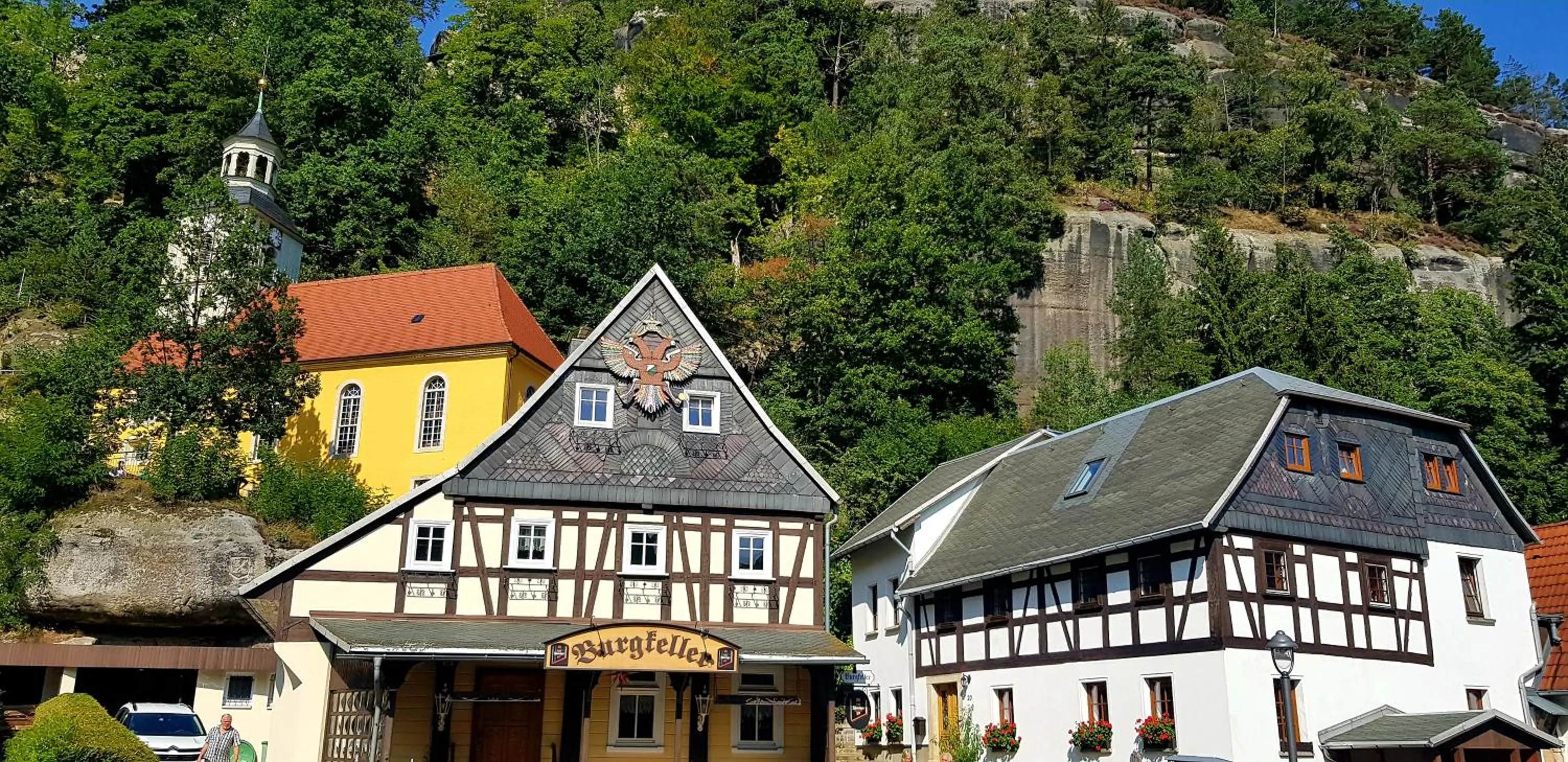 Natural landscape in Urlaubsdomizil Am Töpfer - Ferienwohnungen in Olbersdorf