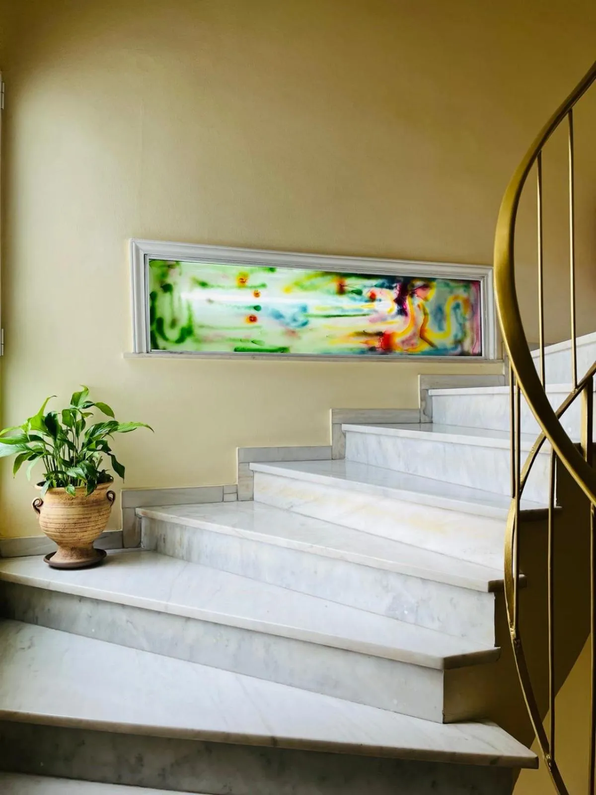 Bed in Triton Hotel Piraeus