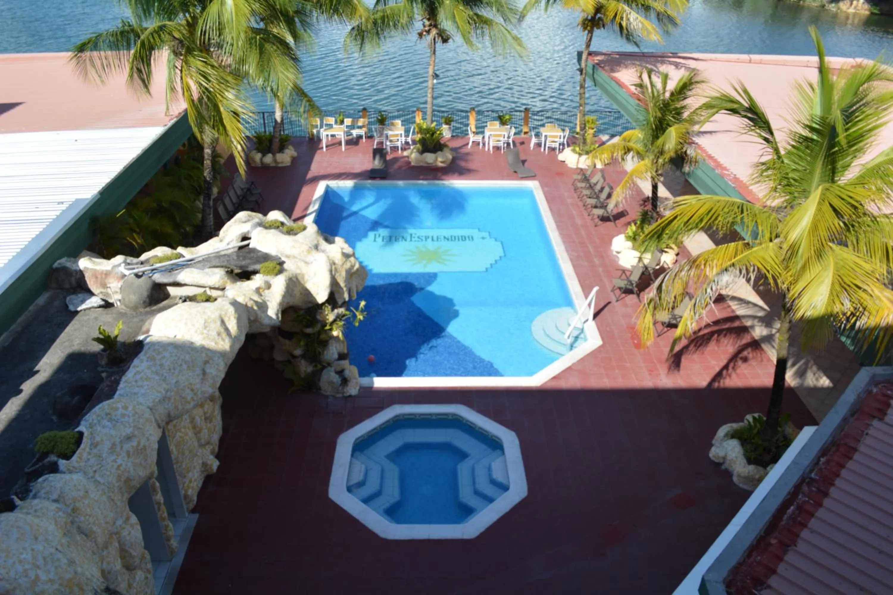 Swimming pool in Peten Esplendido
