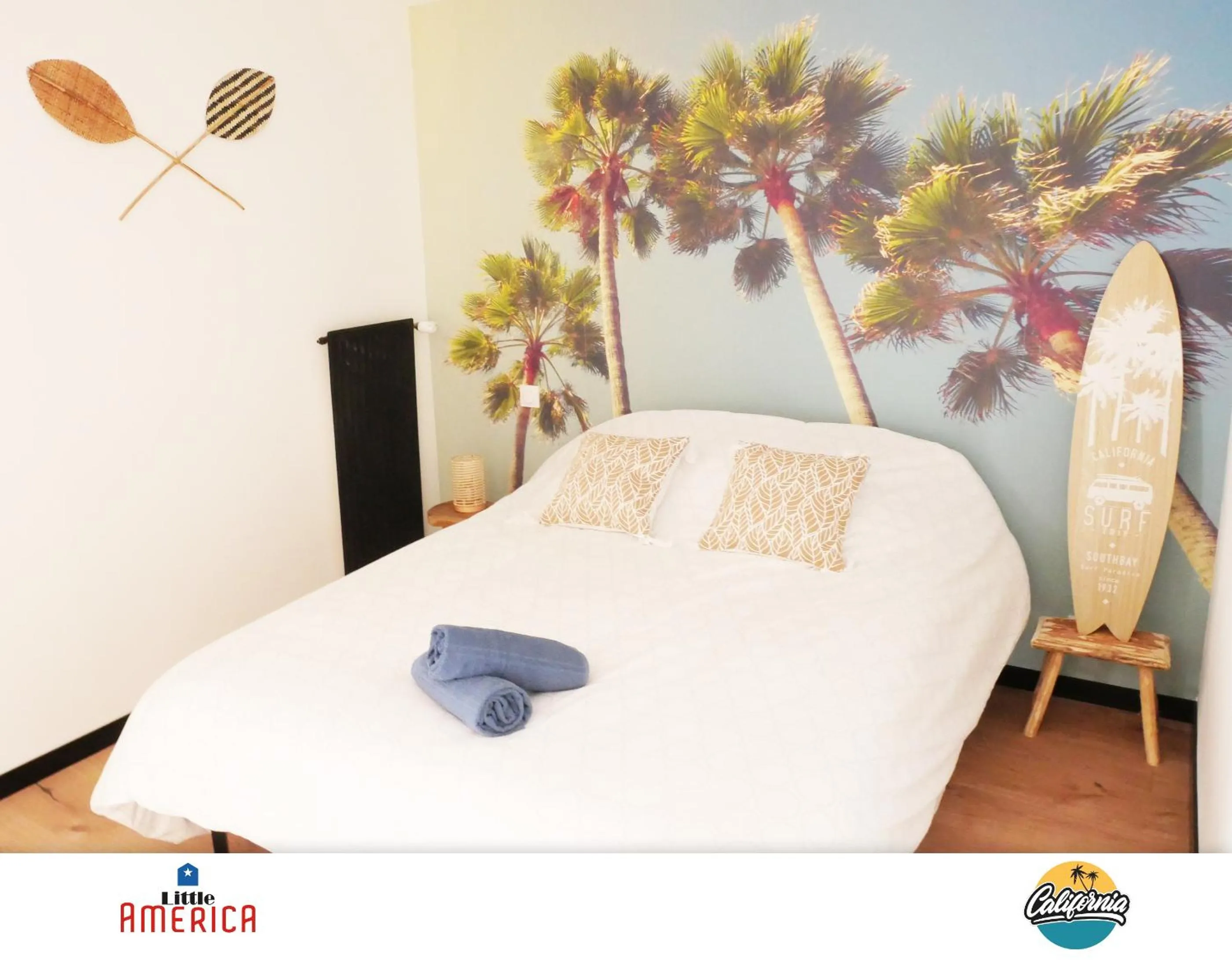 Bed in Little America - Appart Hôtel 3km Futuroscope