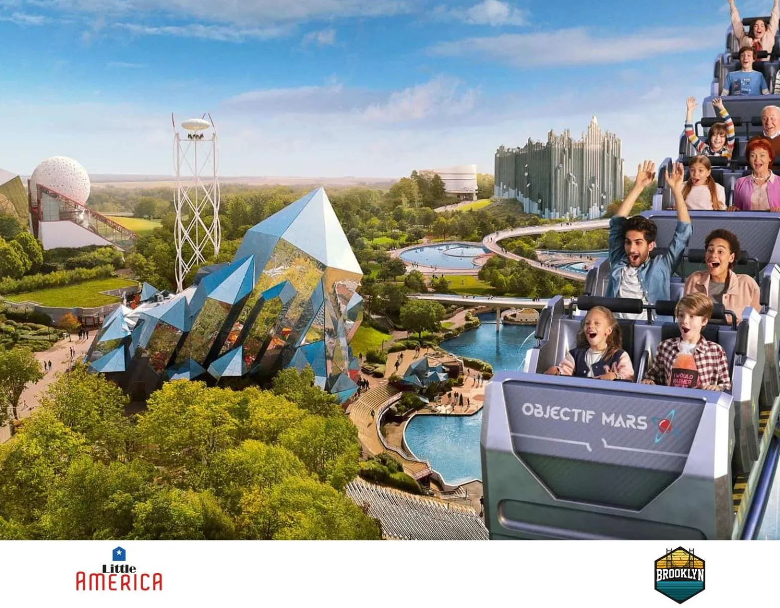 Nearby landmark in Little America - Appart Hôtel 3km Futuroscope