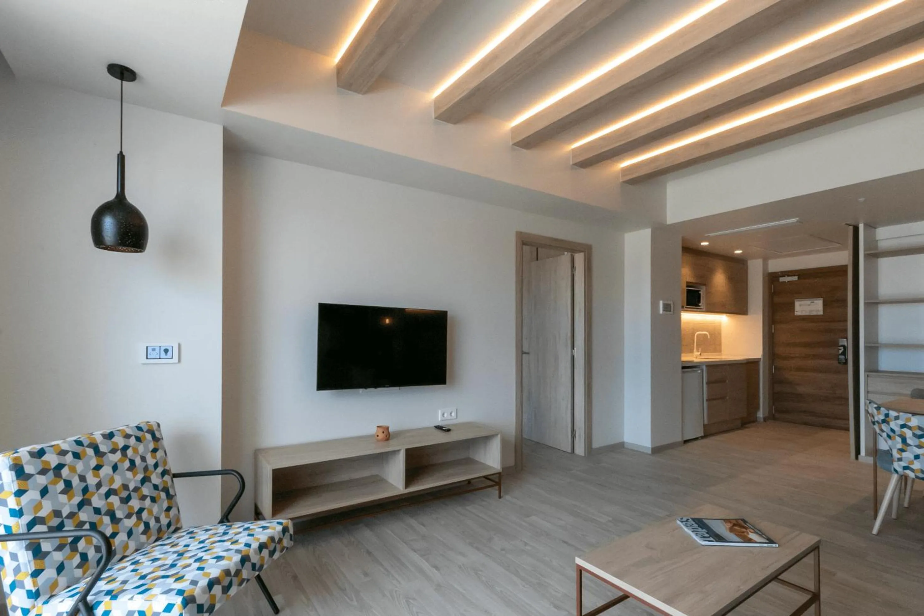 Living room in The White Apartments