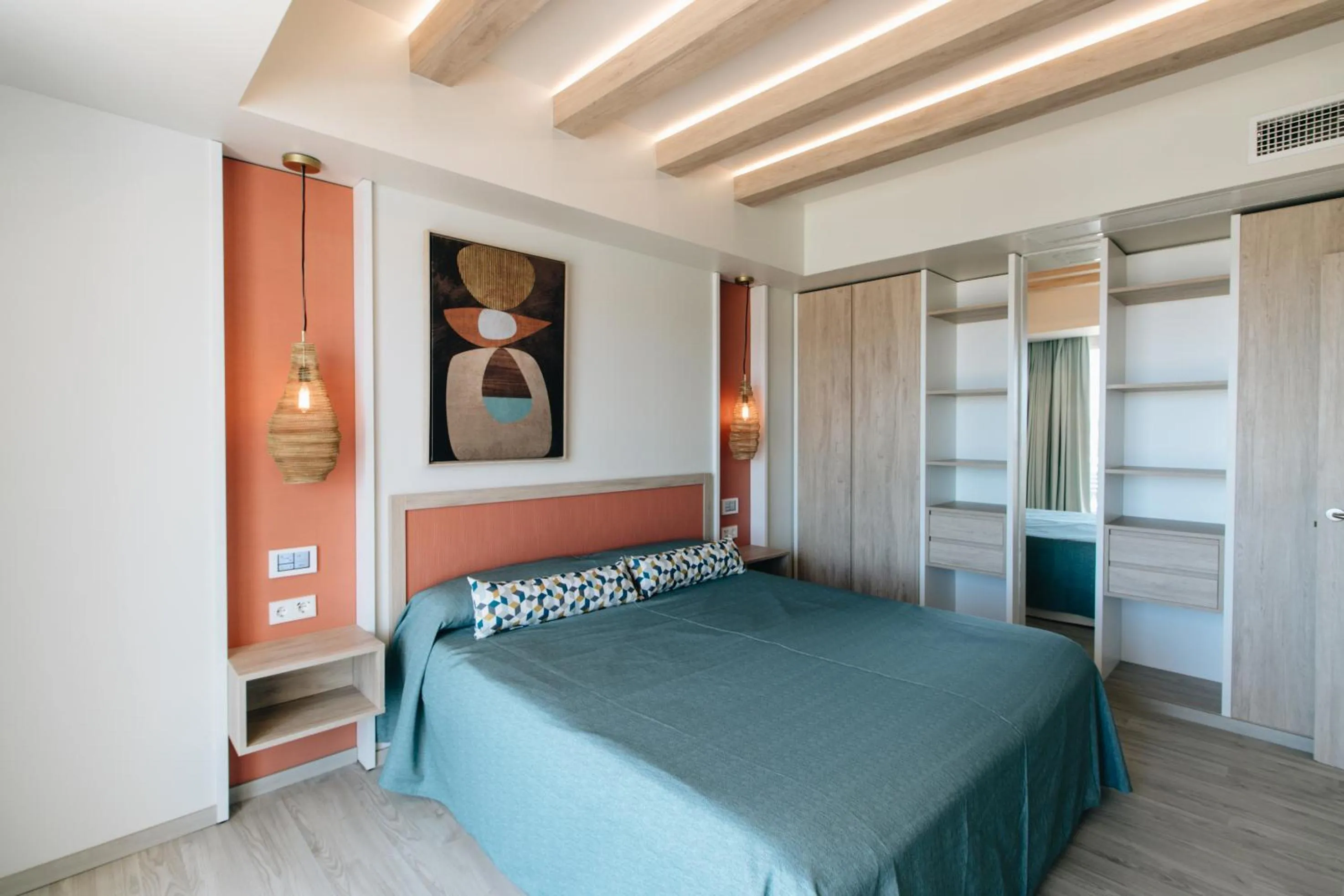 Bedroom in The White Apartments