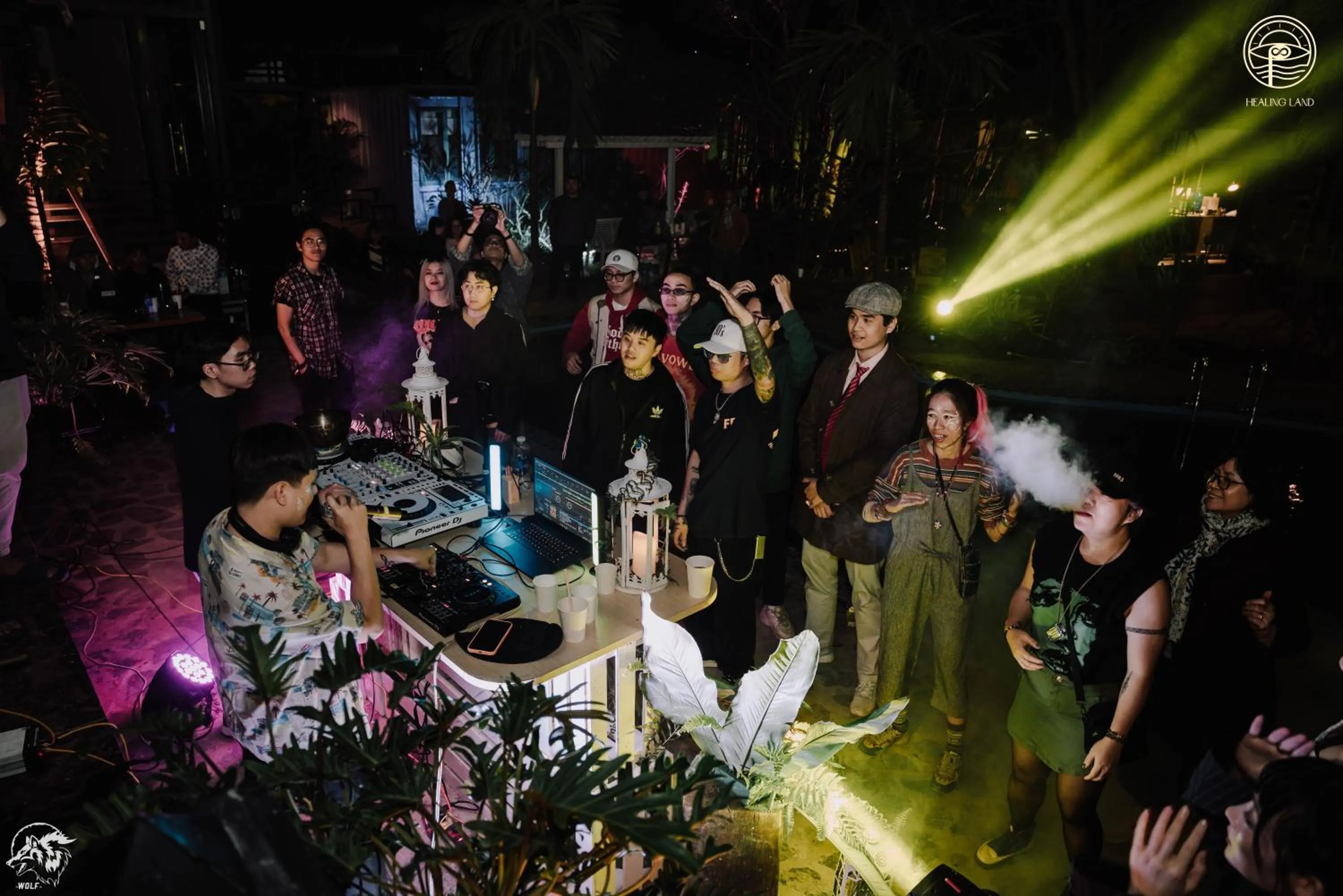 People in Republic Hostel Cat Ba