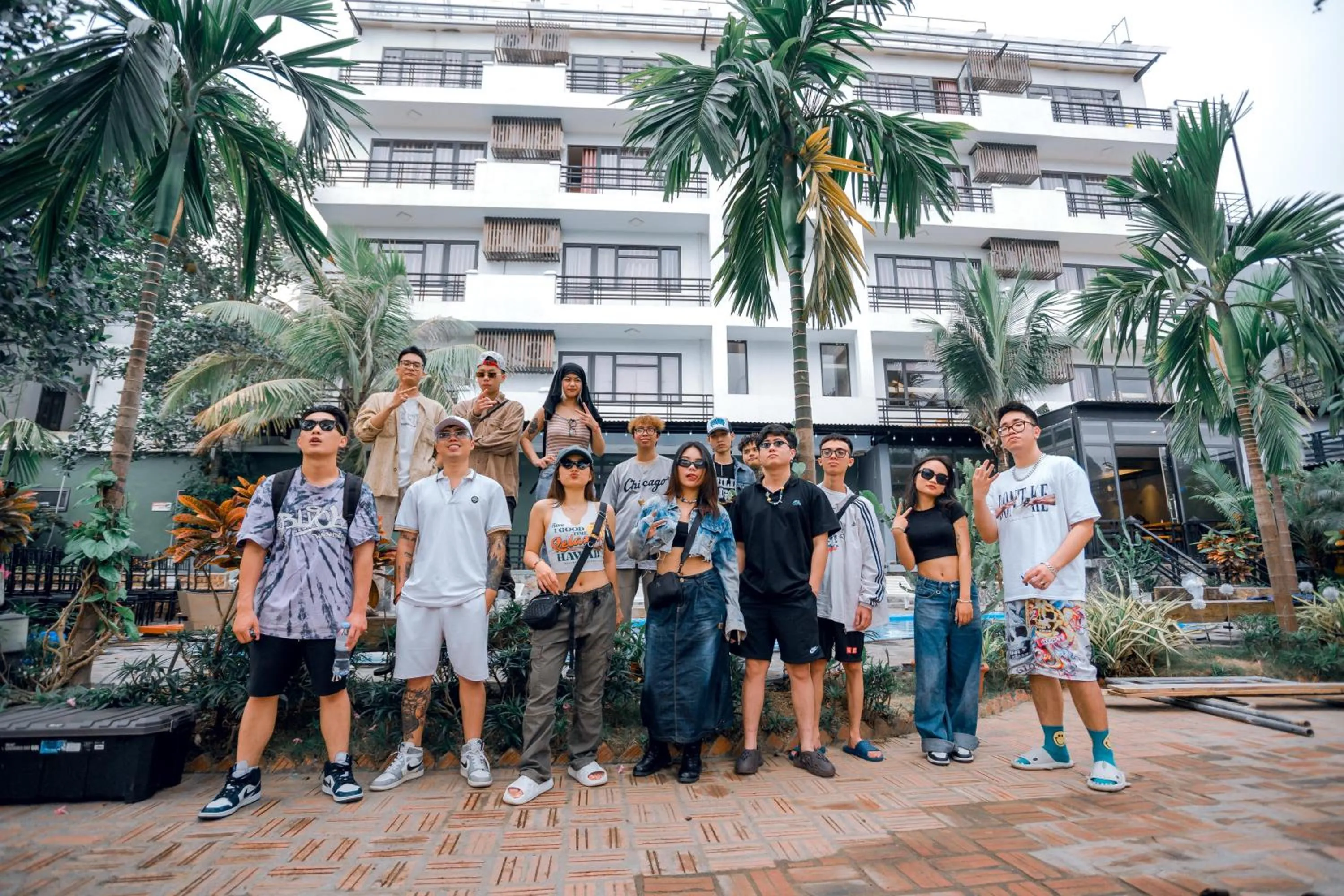 Property building in Republic Hostel Cat Ba