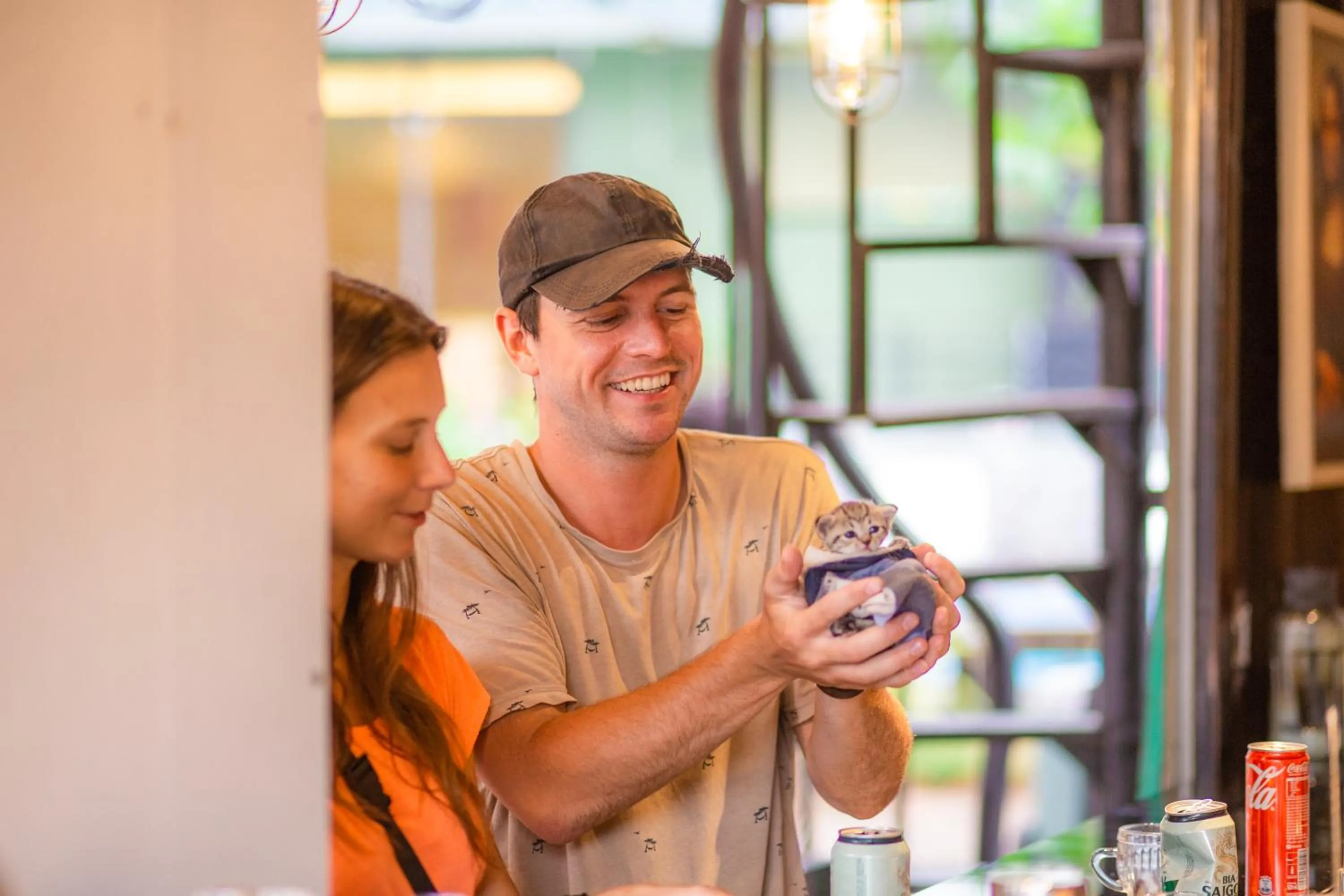 People in Republic Hostel Cat Ba