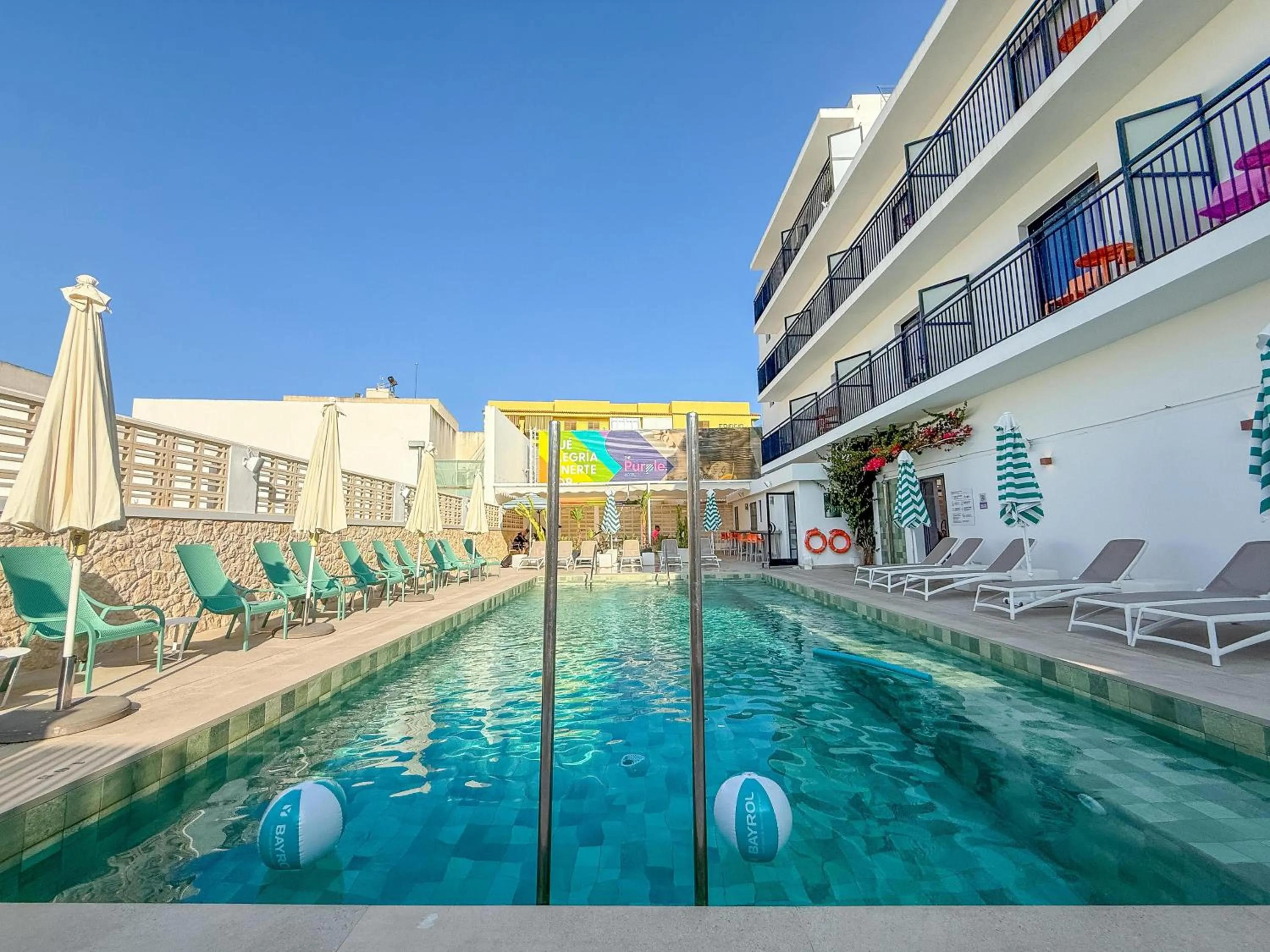 Pool view in The Purple Hotel - Adults Only
