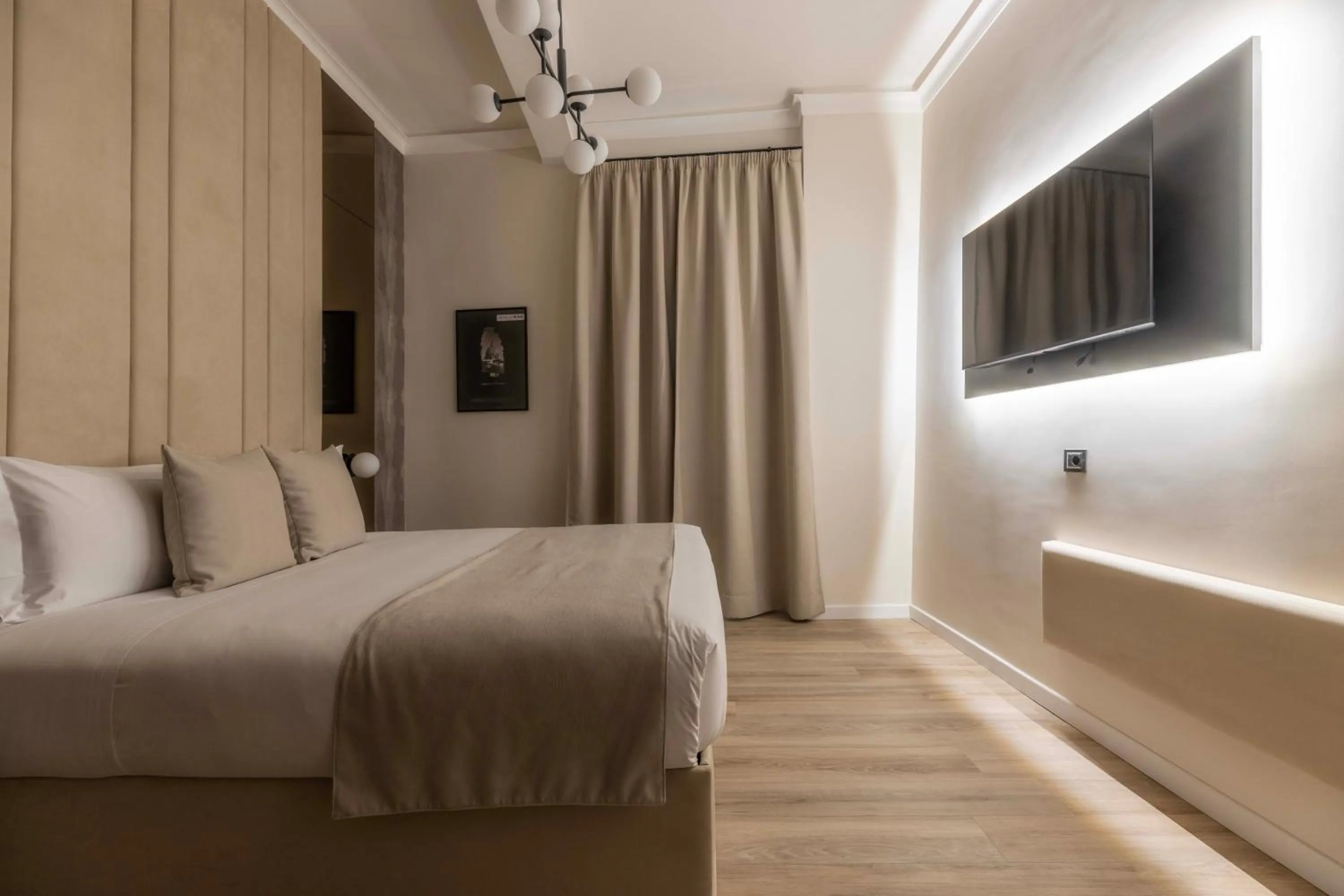 Decorative detail, Bed in Home at Rome Luxury Navona Guesthouse