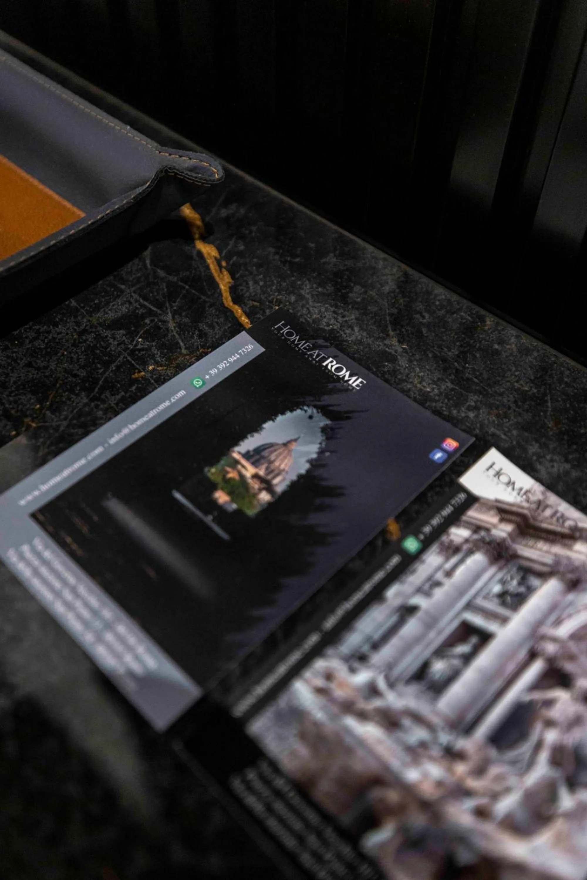 Decorative detail in Home at Rome Luxury Navona Guesthouse