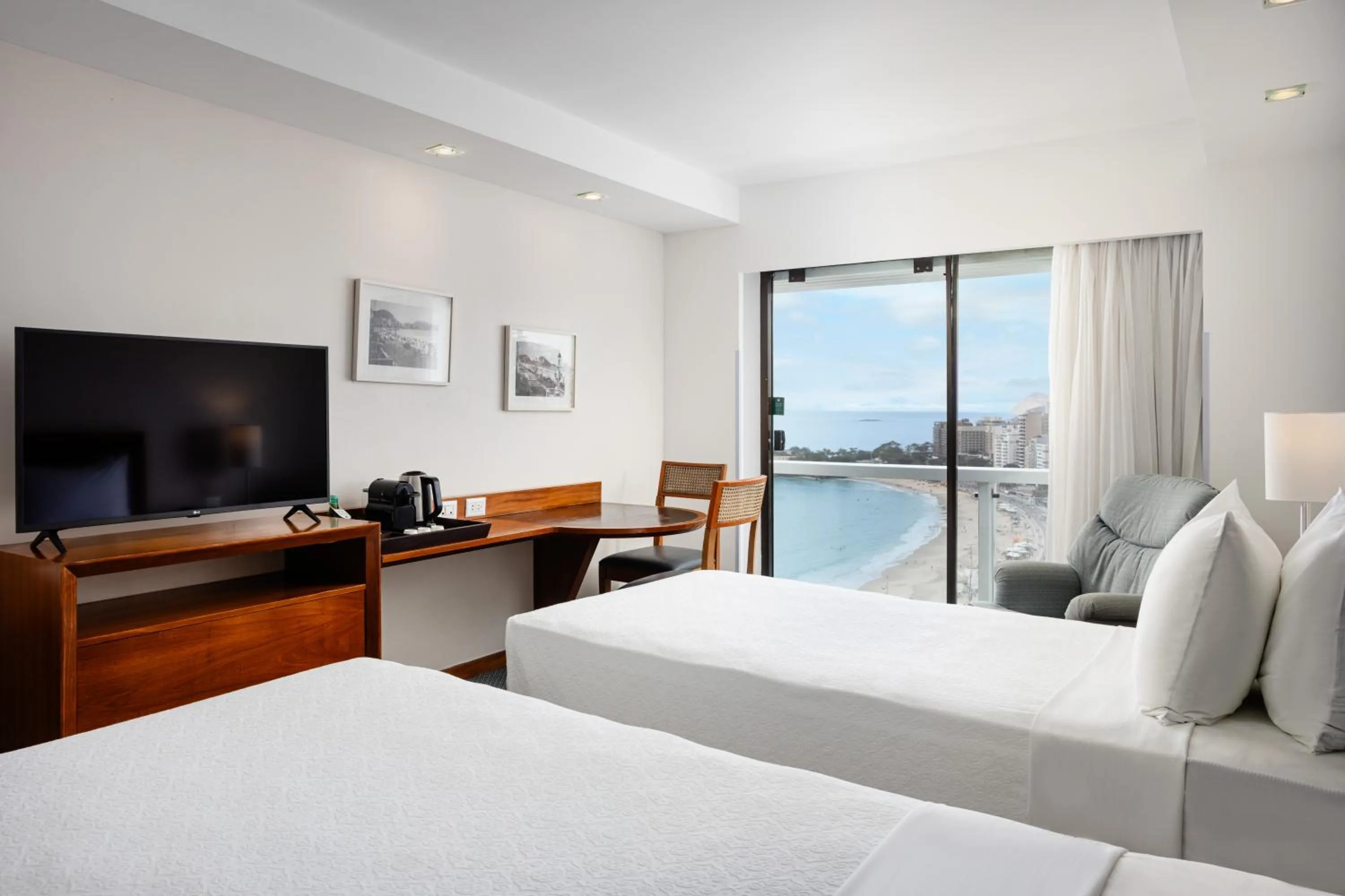 Bedroom, Bed in Rio Othon Palace