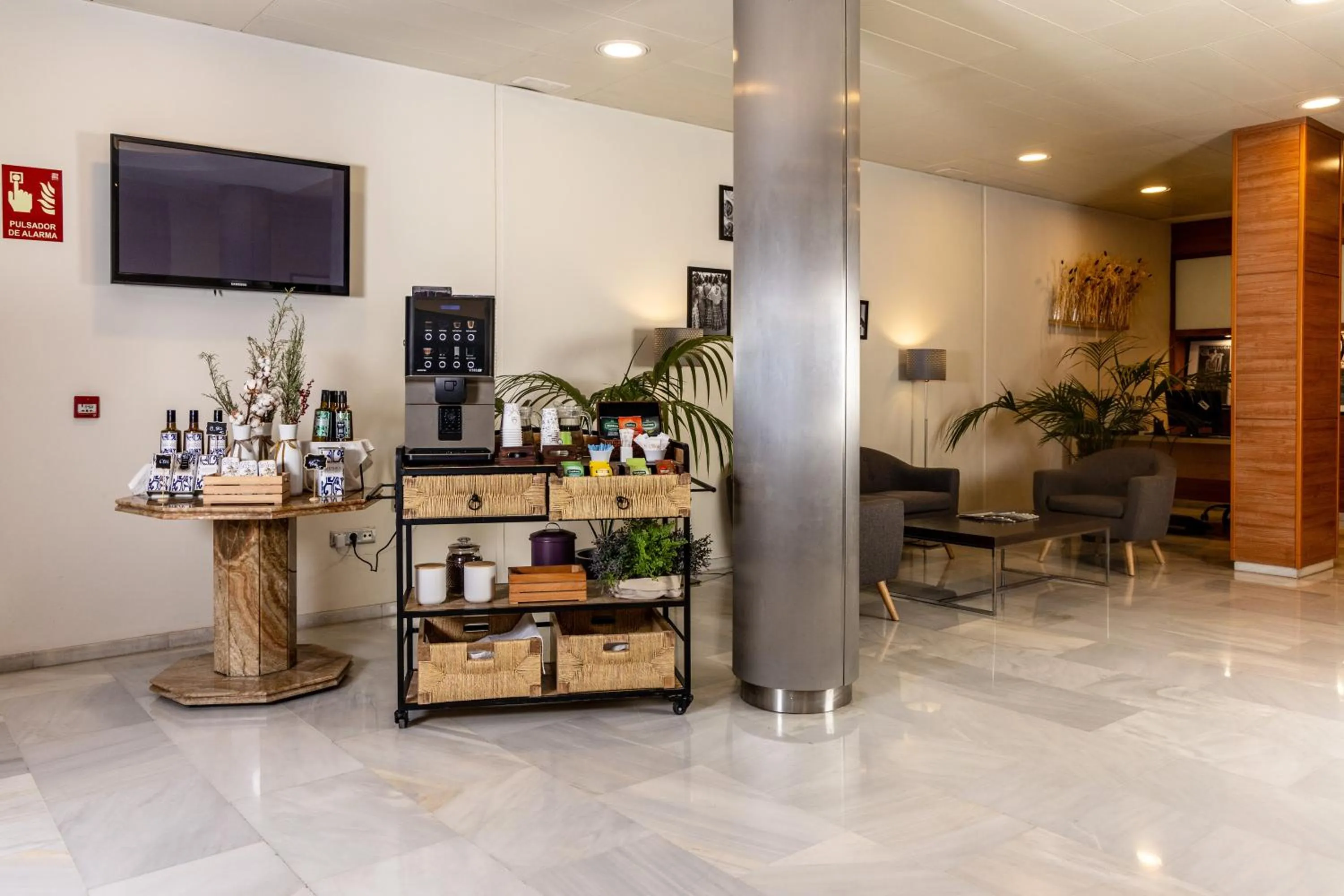 Decorative detail in Hotel Serrano