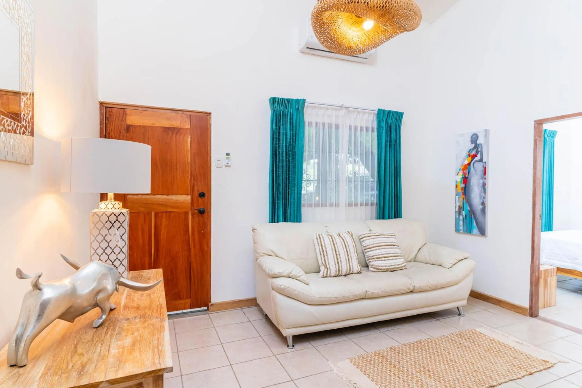 Living room in Hacienda La Norma Boho Boutique Hotel