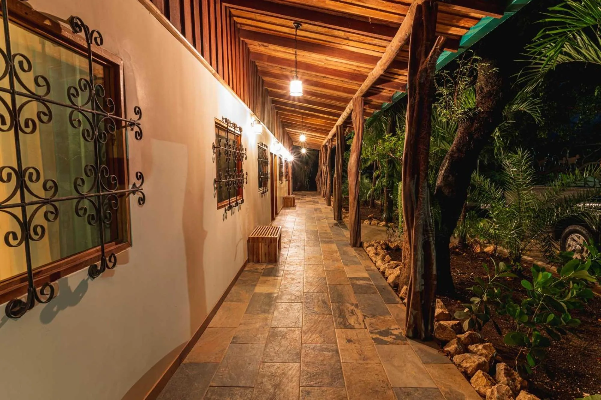 Garden view in Hacienda La Norma Boho Boutique Hotel