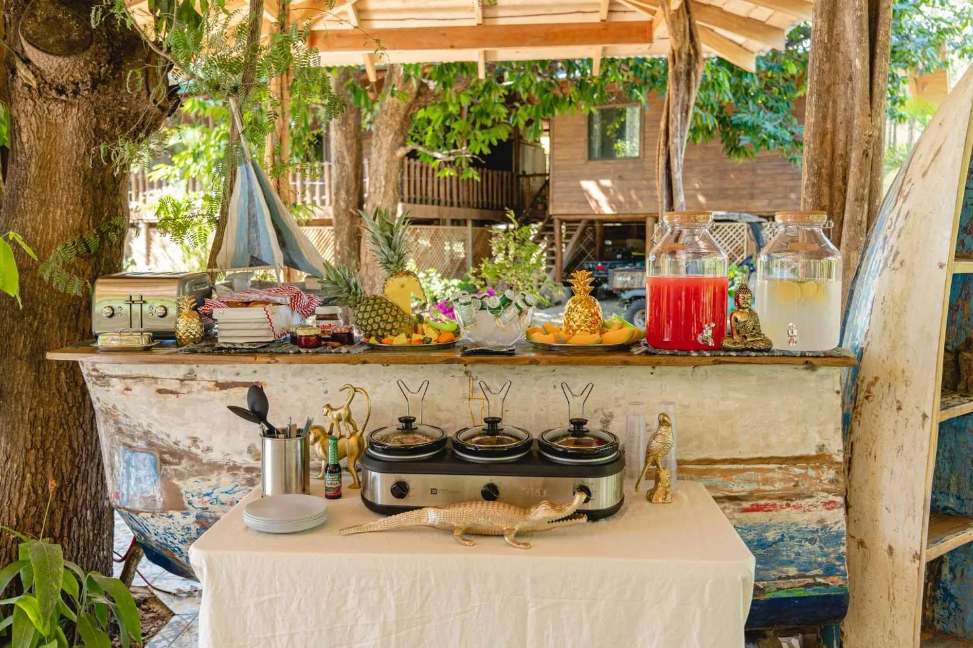 Breakfast in Hacienda La Norma Boho Boutique Hotel