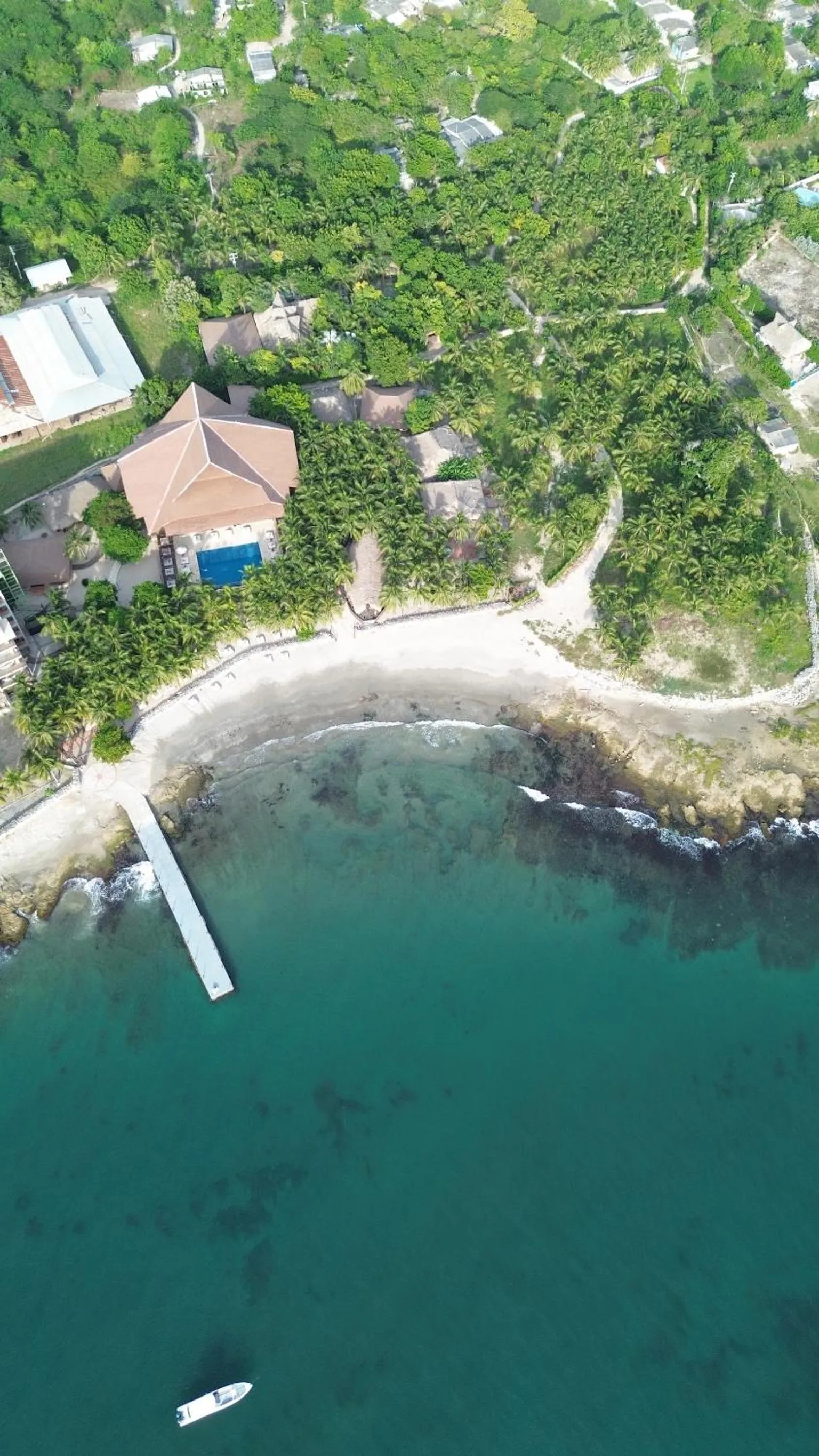 Bird's eye view in Castillete Hotel & Beach Club