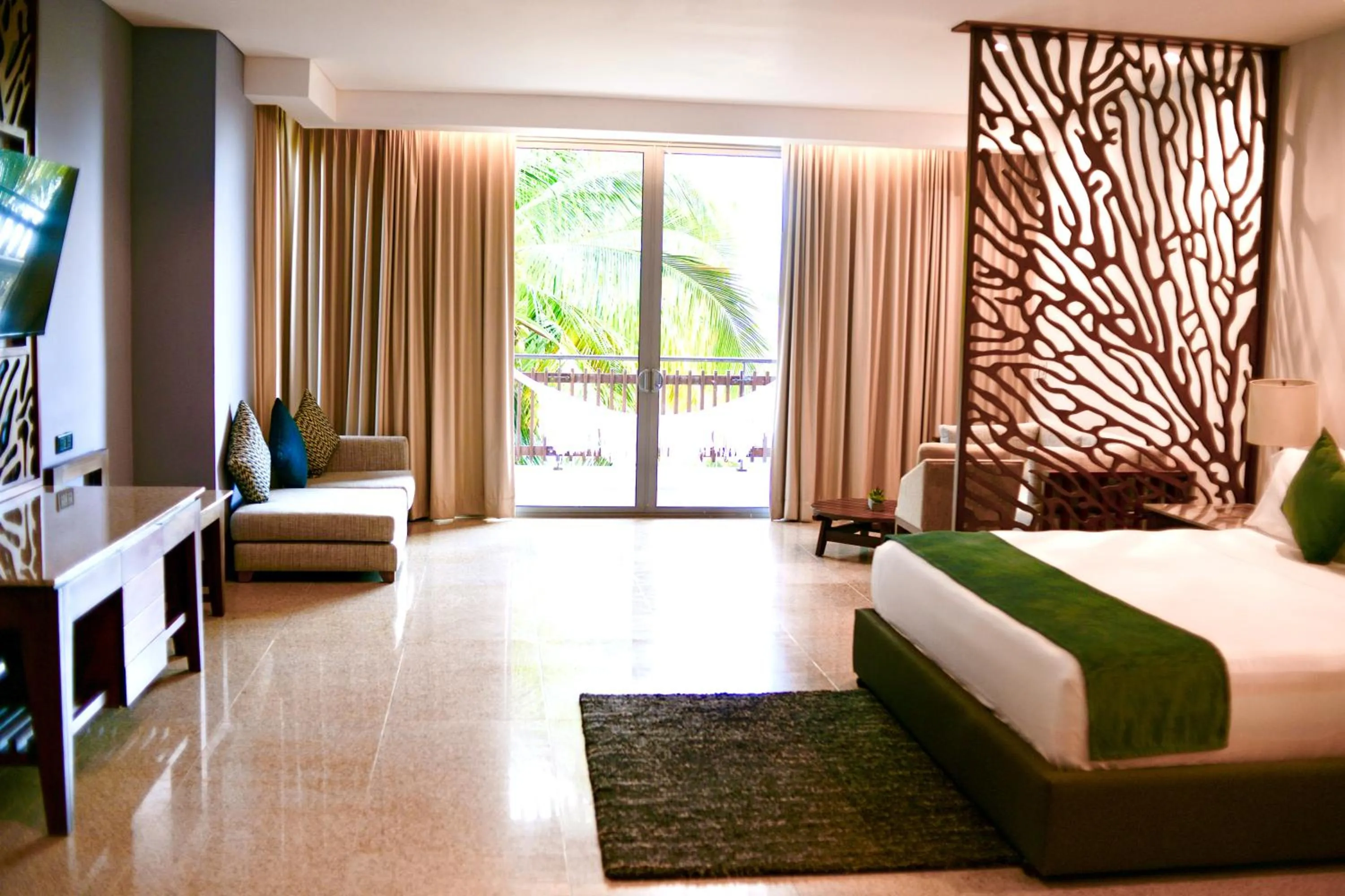 Bed in Castillete Hotel & Beach Club