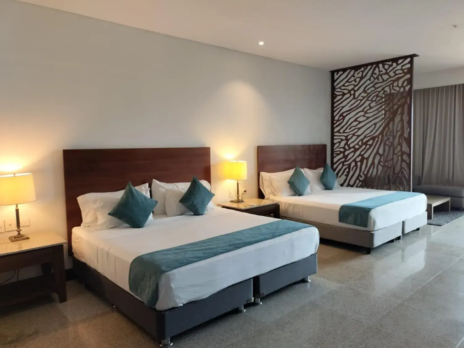 Quadruple Room in Castillete Hotel & Beach Club Quadruple Room in Castillete Hotel & Beach Club