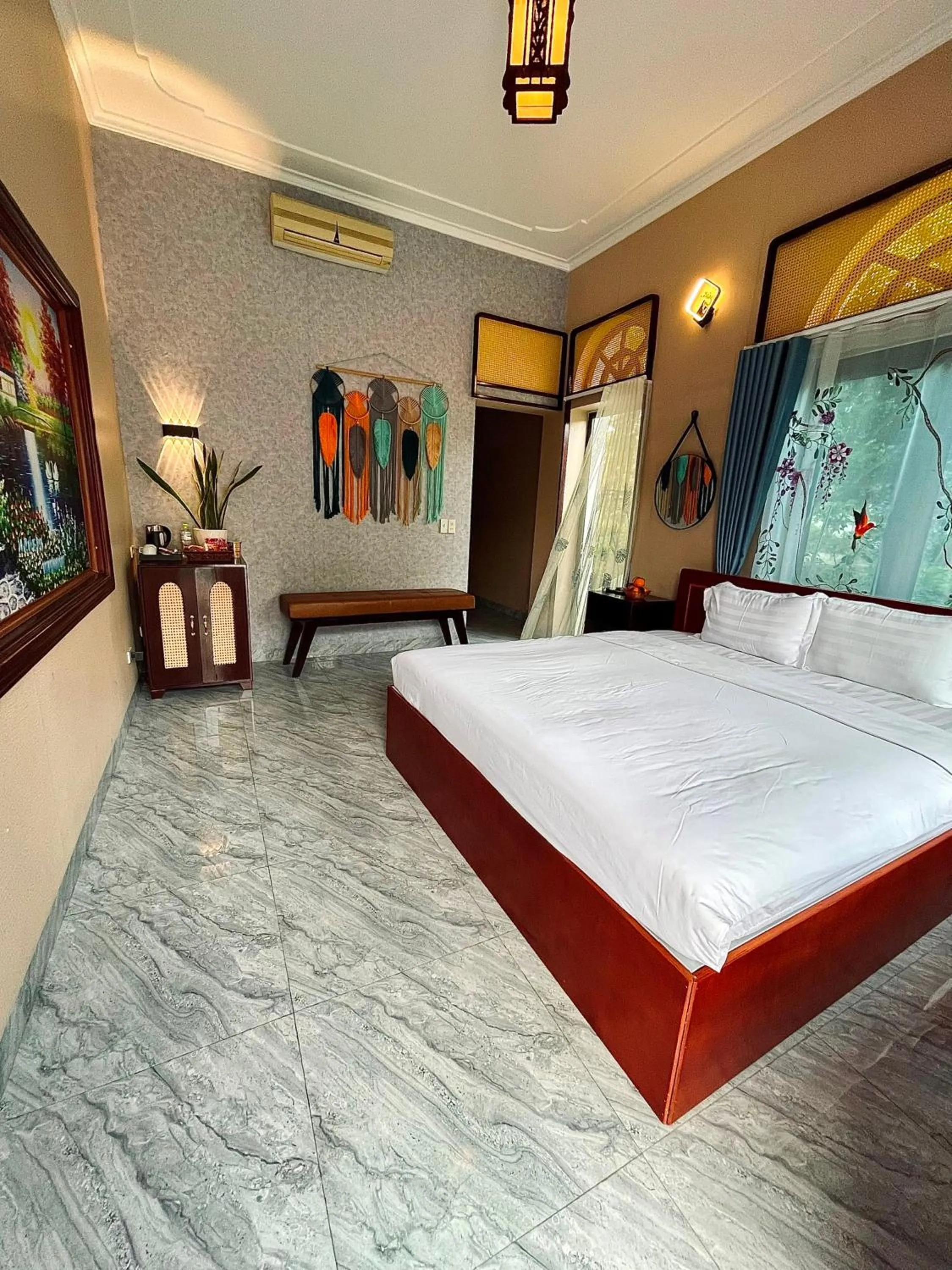 Bedroom, Bed in Hoa Lu Garden Resort