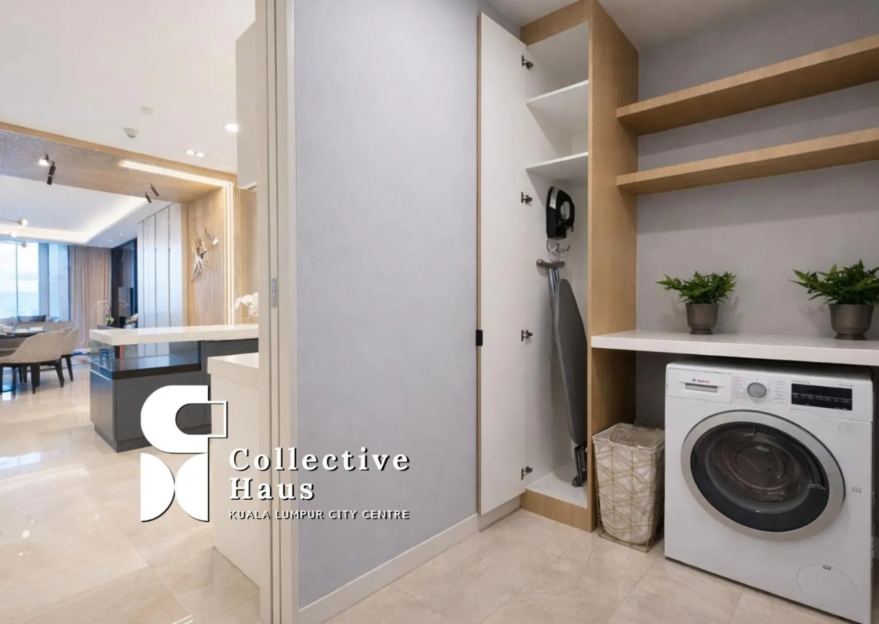washing machine in Tropicana Residence Kuala Lumpur by Collective Haus