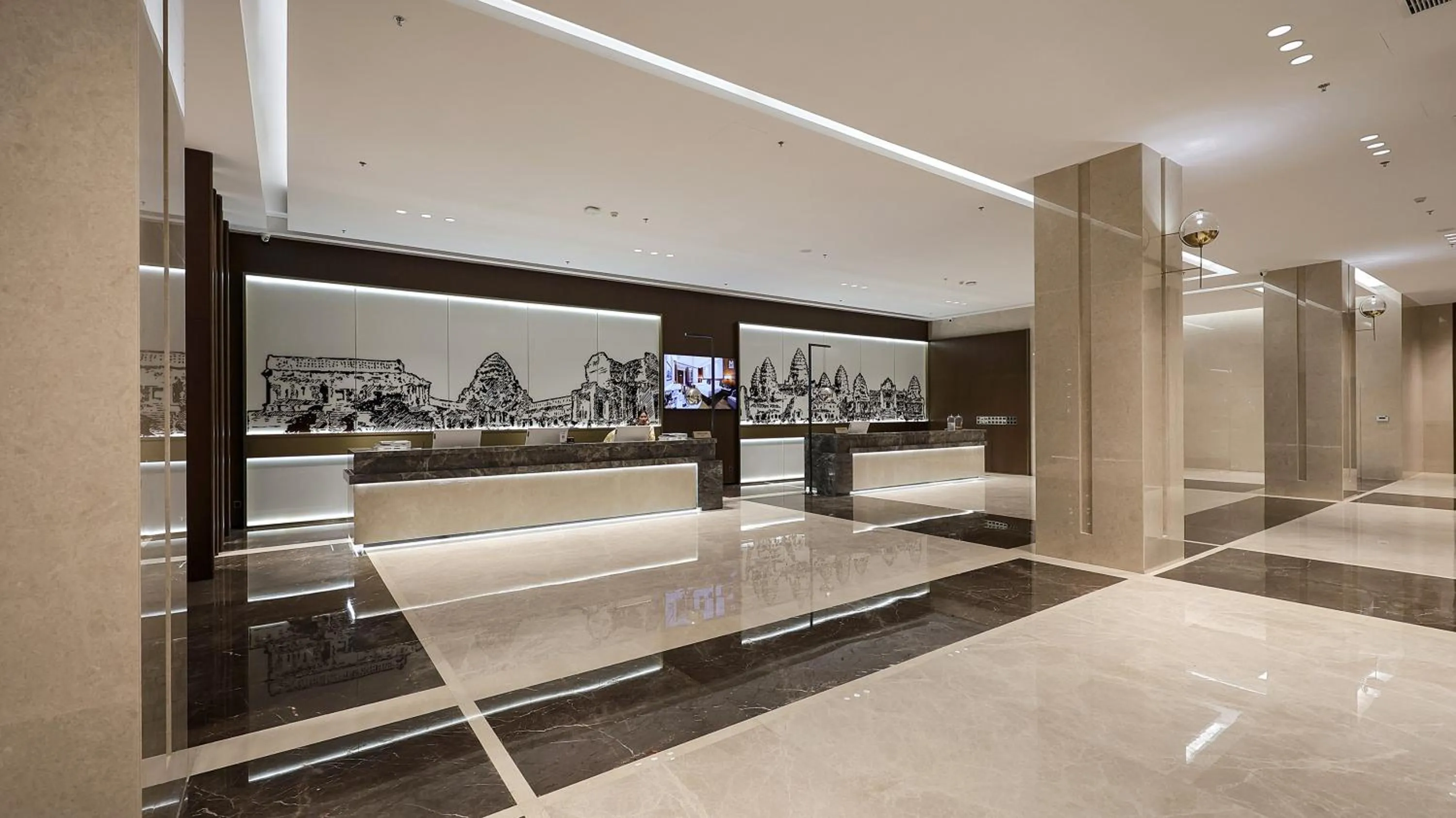 Lobby or reception in VM Hotel