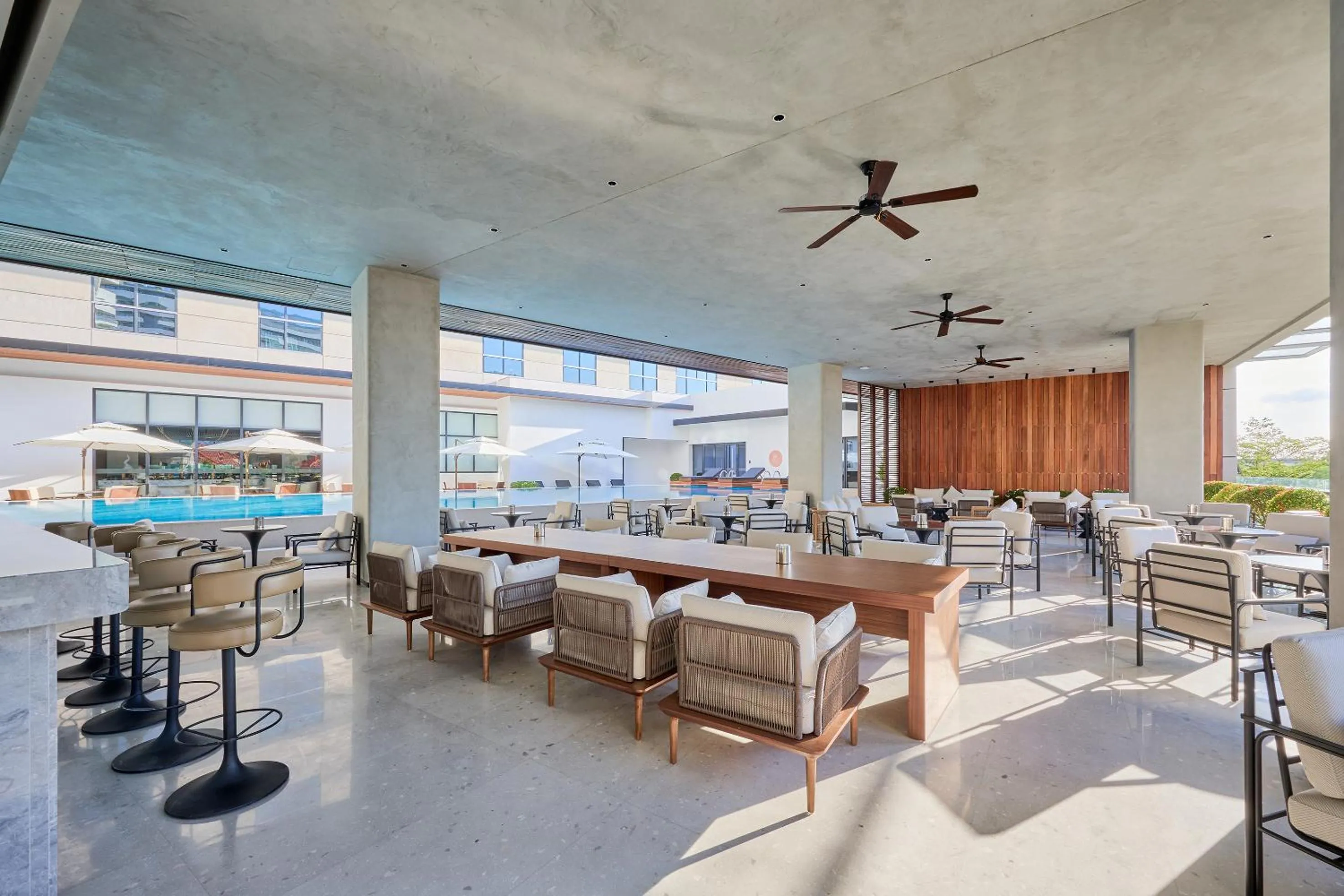 Seating area in VM Hotel