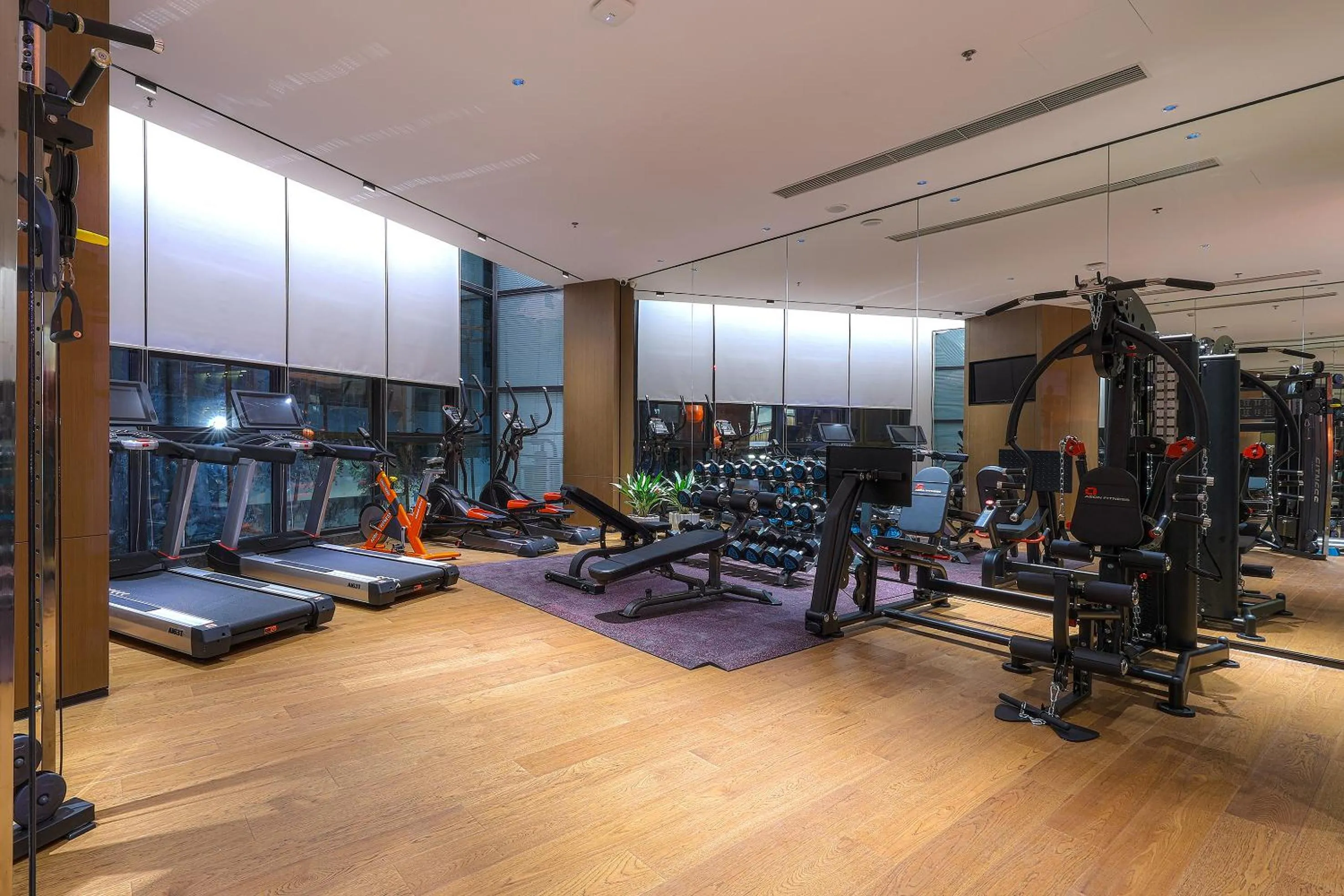 Fitness centre/facilities in VM Hotel