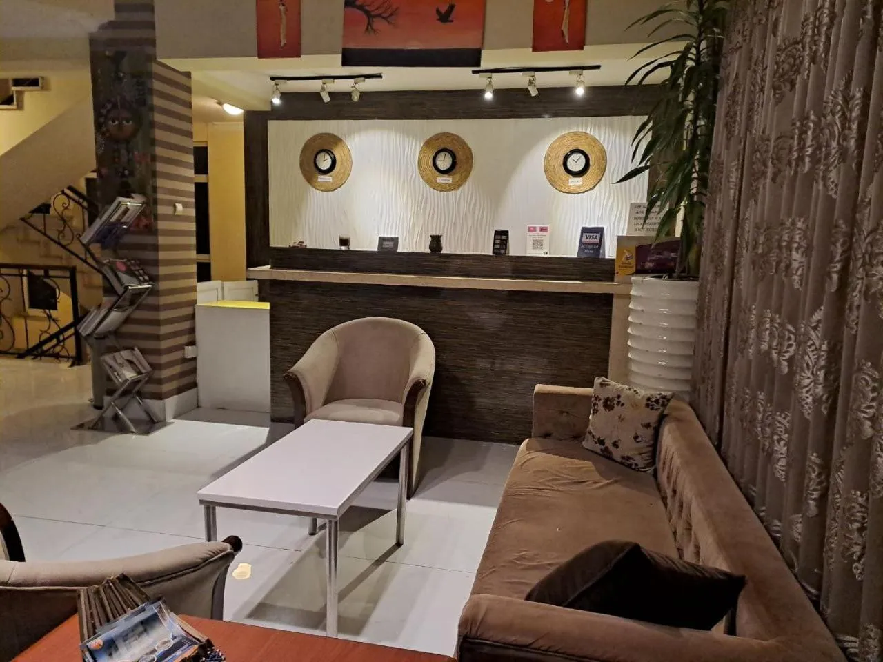 Living room in Park Lane Addis Hotel