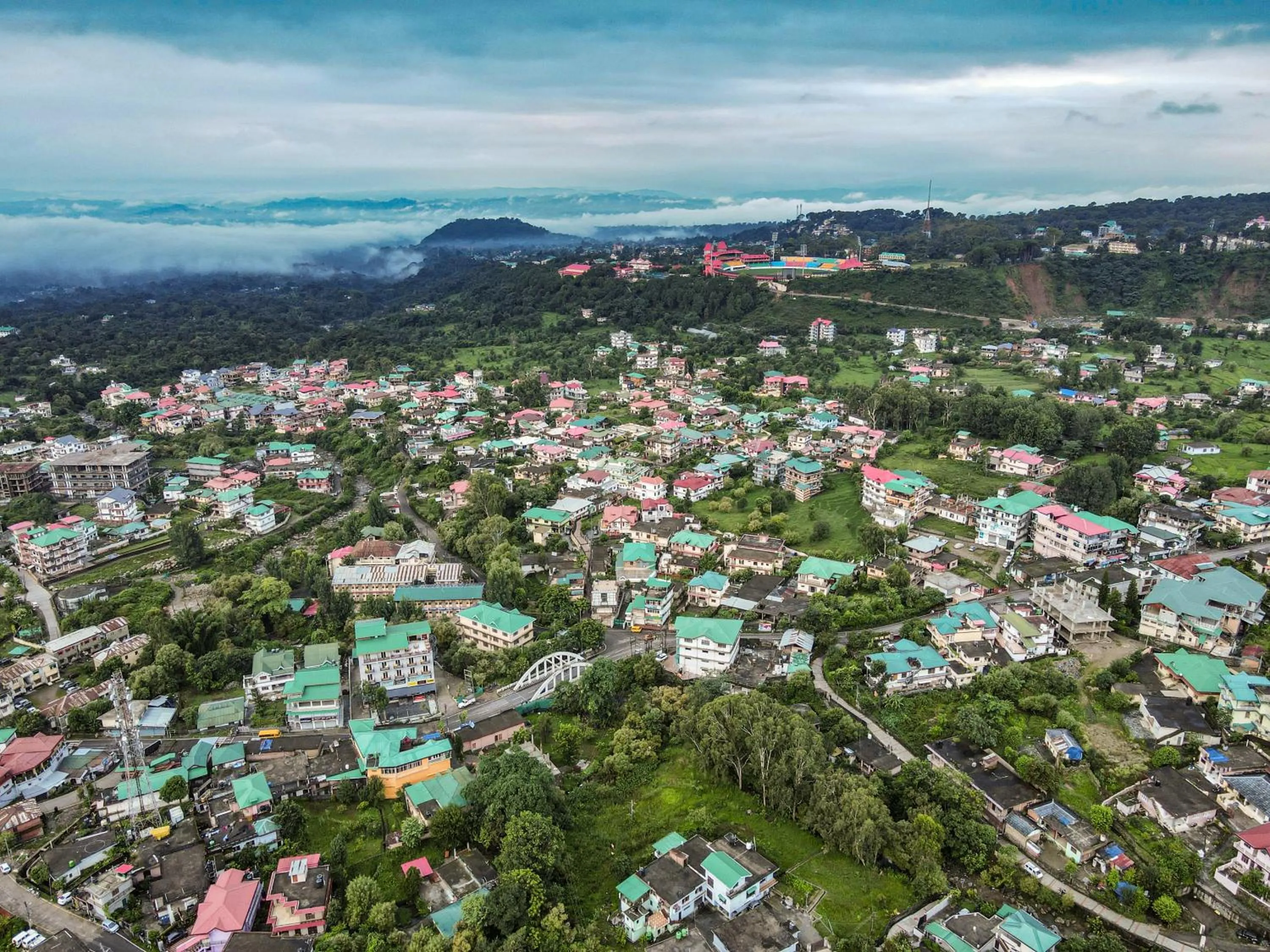 Bird's eye view in Hotel Square One by D'Polo Dharamshala