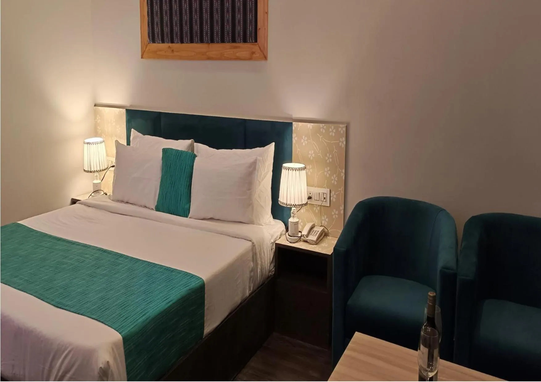 Bed in Hotel Square One by D'Polo Dharamshala