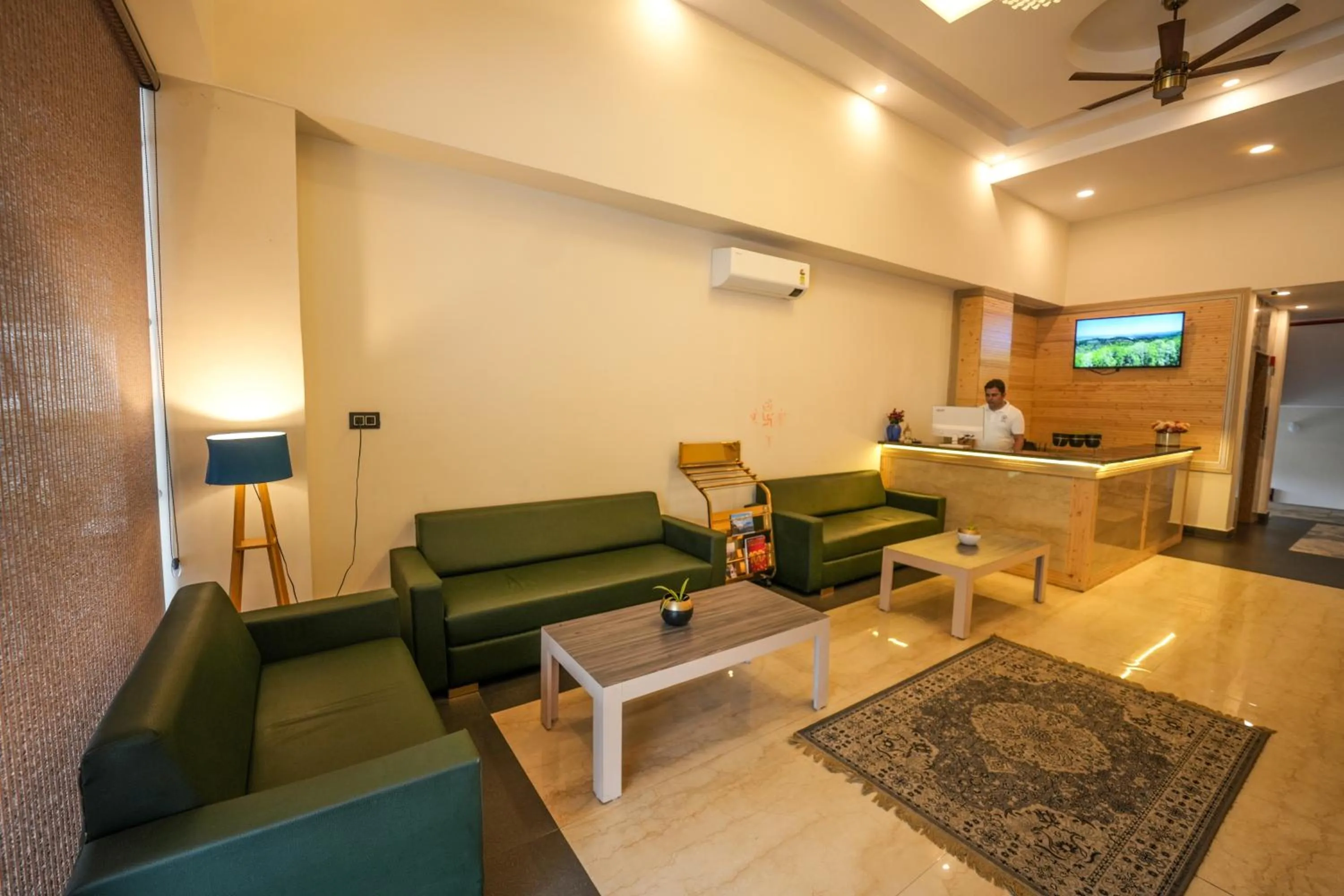 Lobby or reception in Hotel Square One by D'Polo Dharamshala