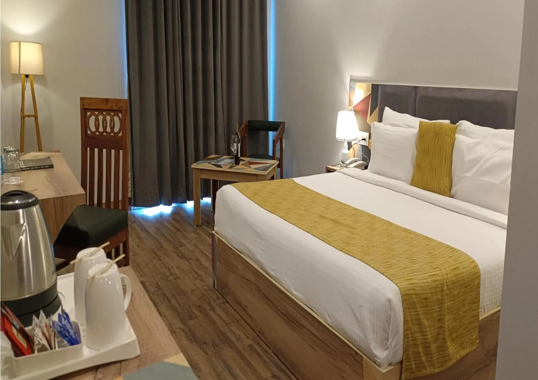 Bedroom, Bed in Hotel Square One by D'Polo Dharamshala