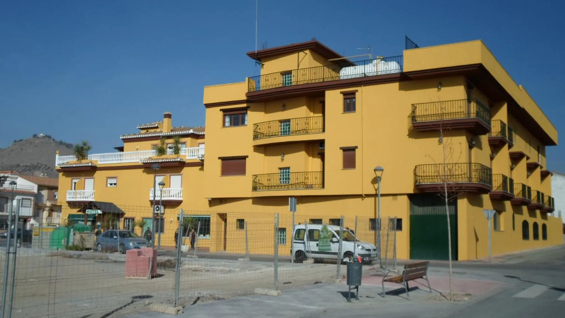 Property building in Hotel El Doncel