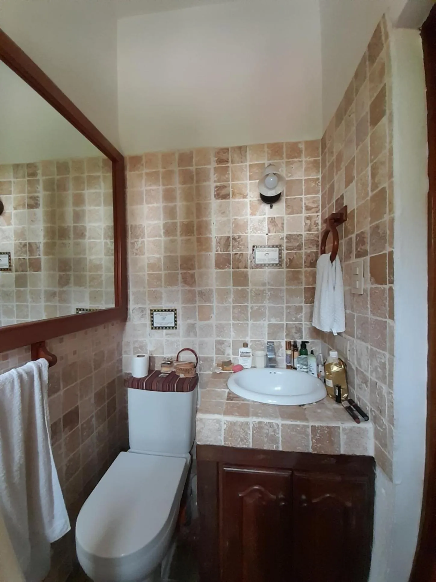 Toilet in Hotel y Jardines Casa Búho