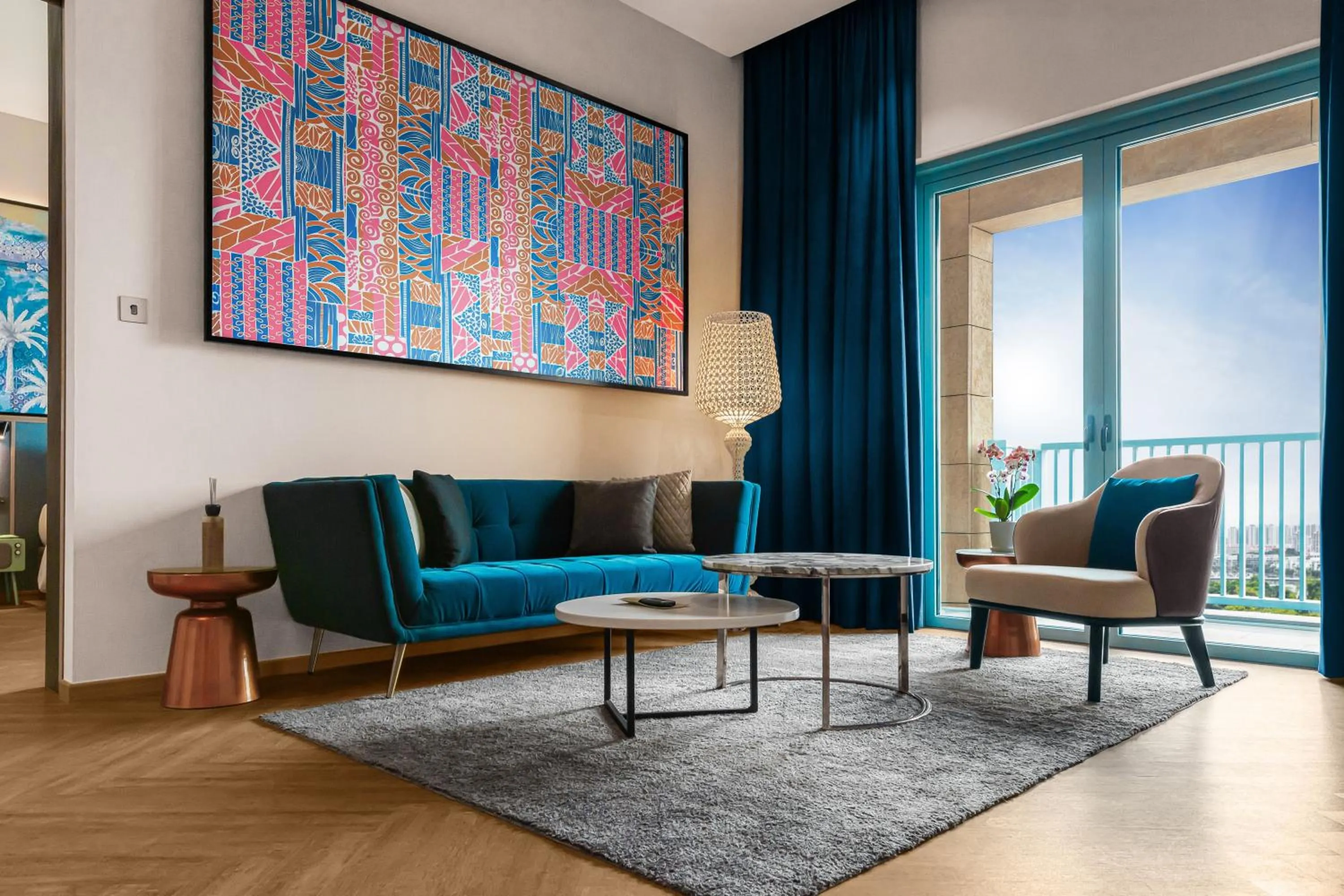 Living room in Resorts World Sentosa - Hotel Ora