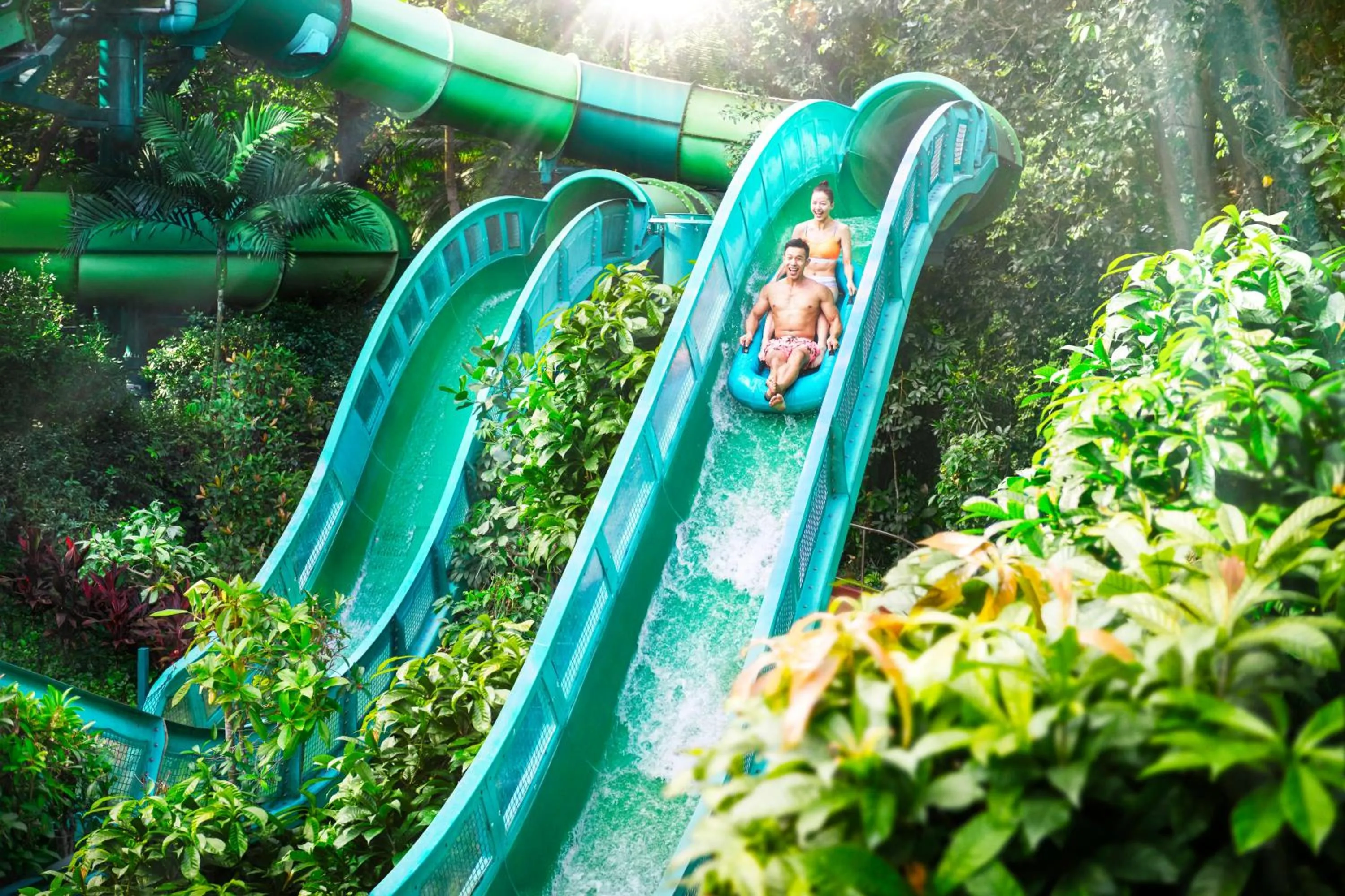 Aqua park in Resorts World Sentosa - Hotel Ora