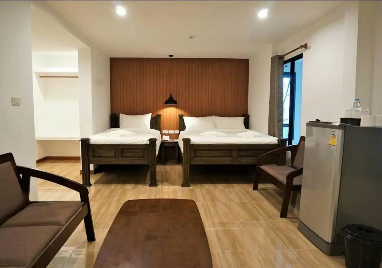 Bed in Lanna Haven Hotel