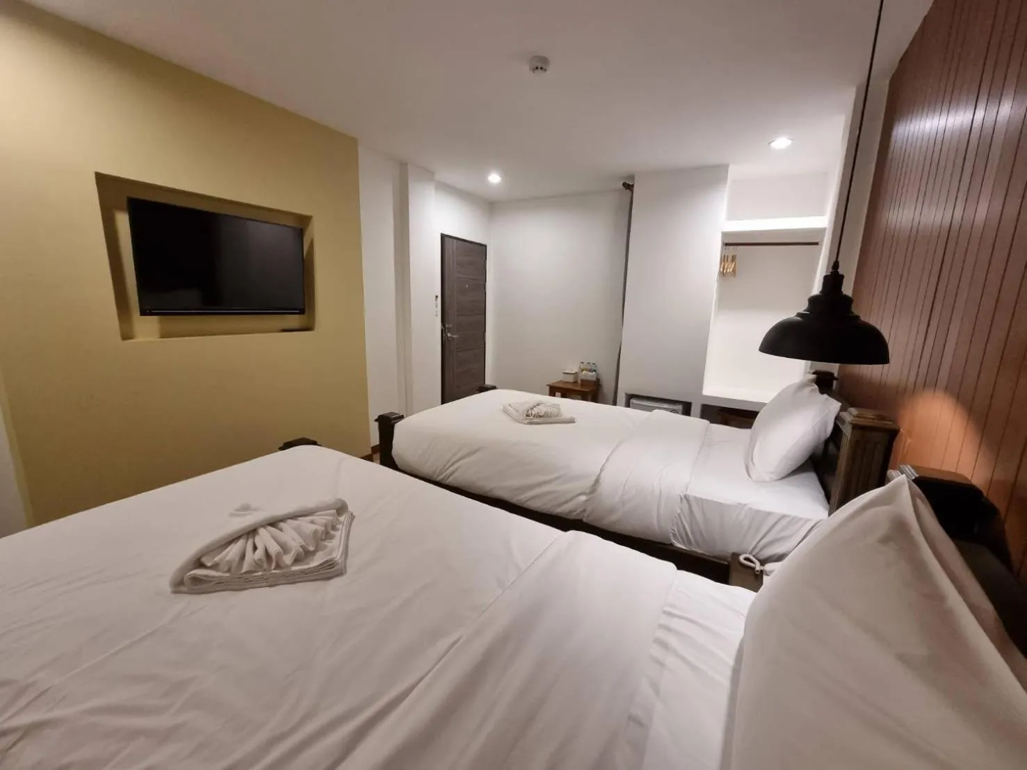 Bed in Lanna Haven Hotel