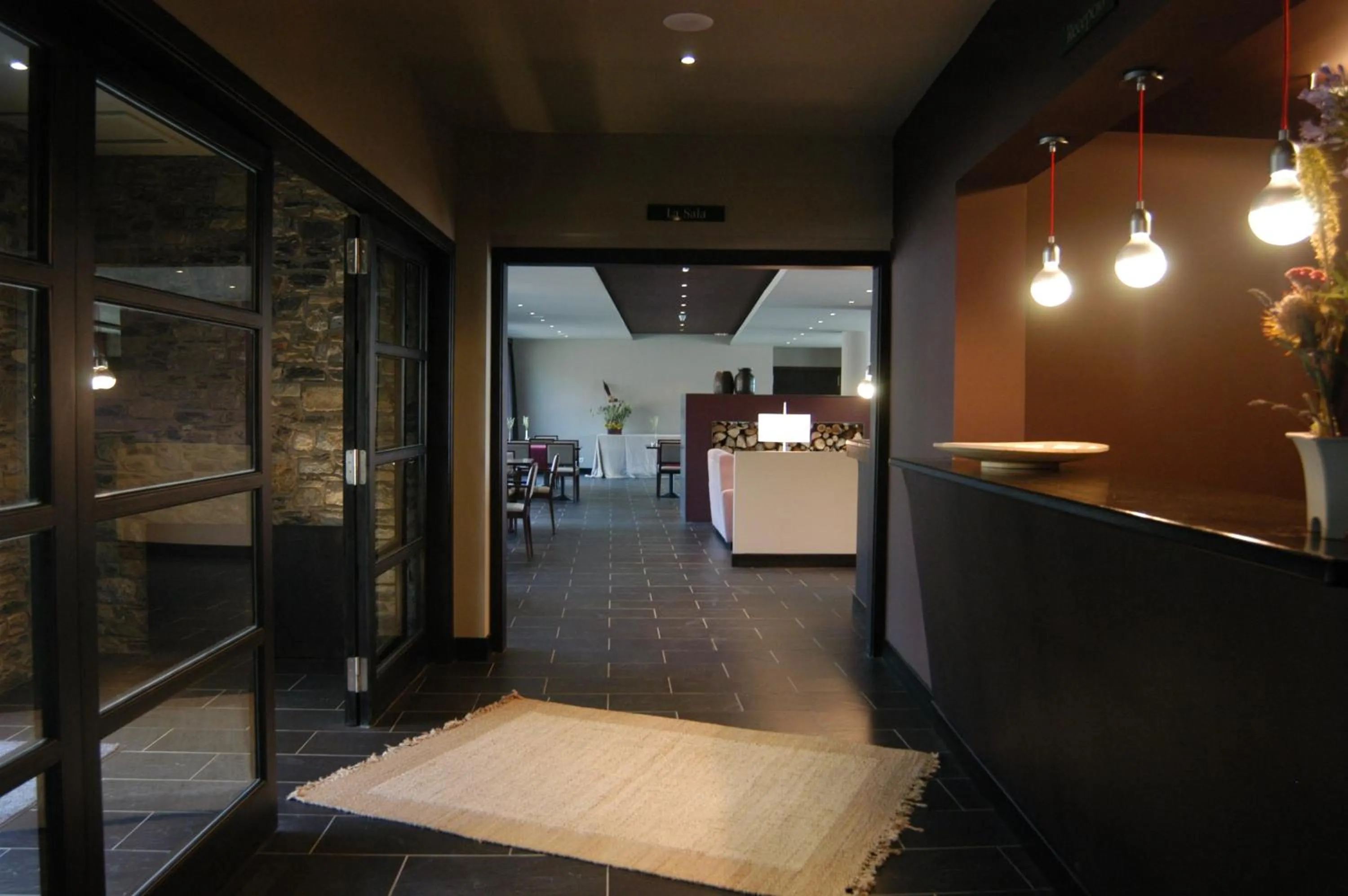 Lobby or reception in Hotel Bernat de So