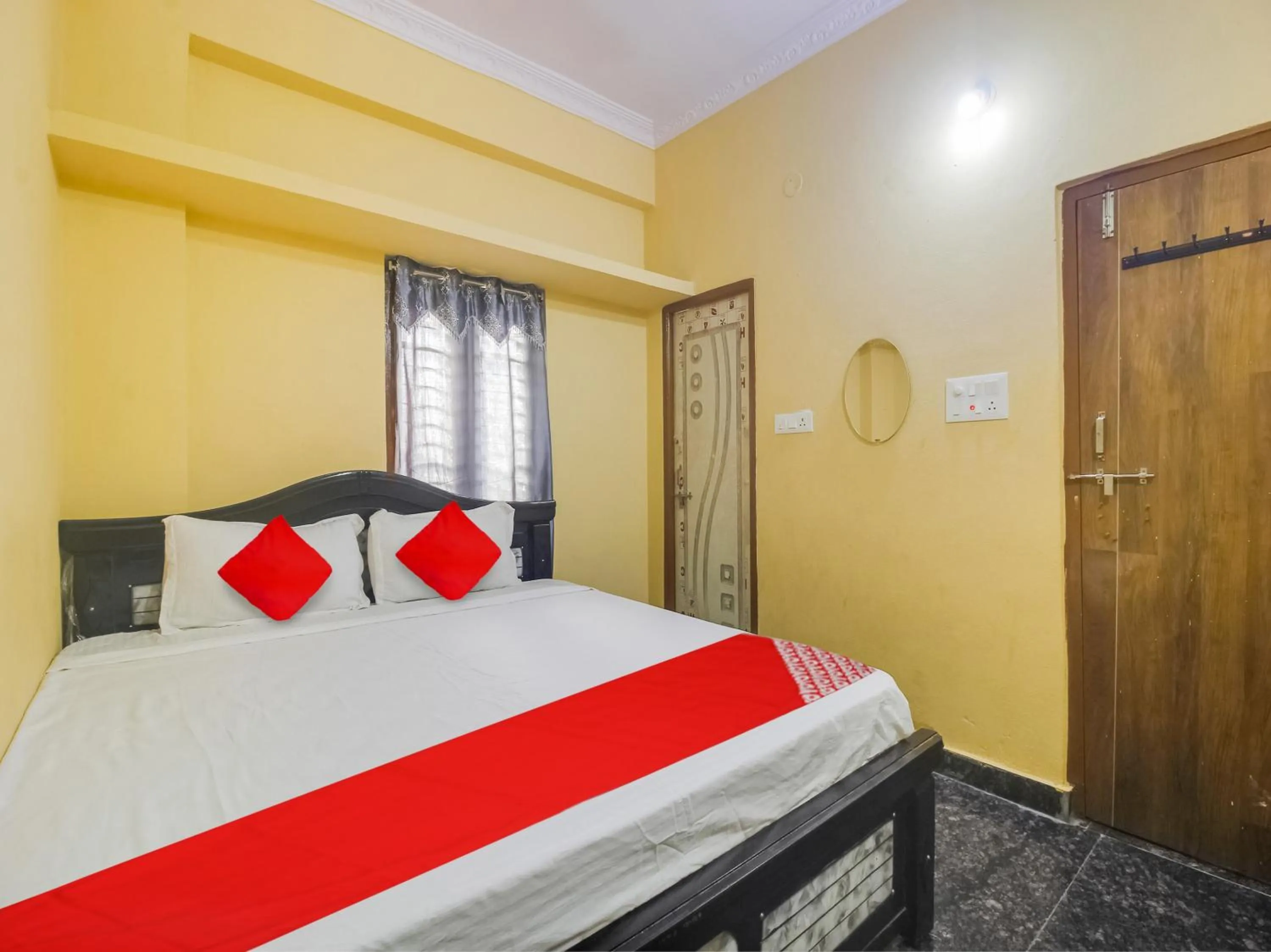 Bedroom, Bed in Hotel O by OYO AM Luxury AC ROOM'S